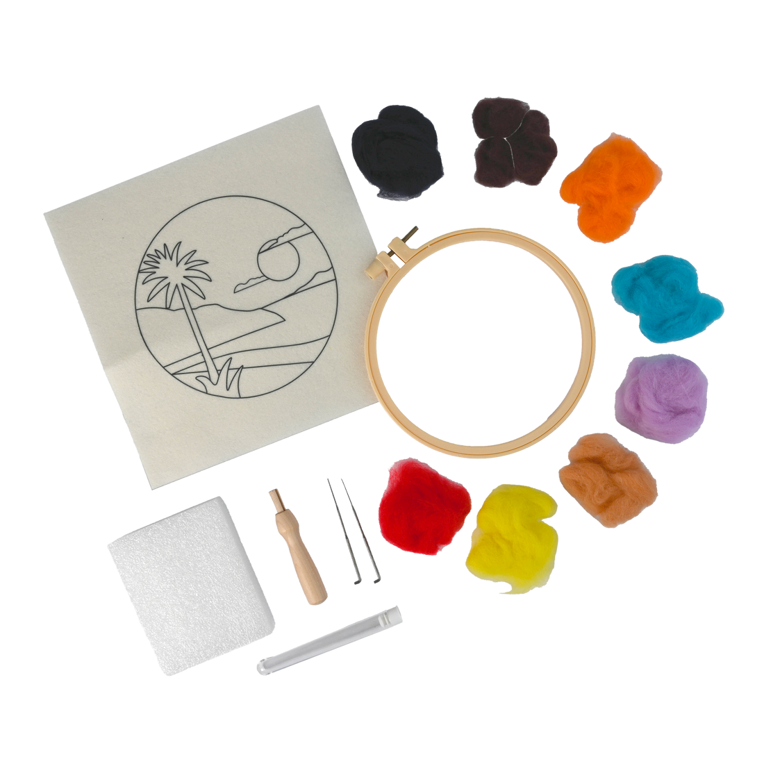 ISLAND SUNSET NEEDLE FELTING KIT