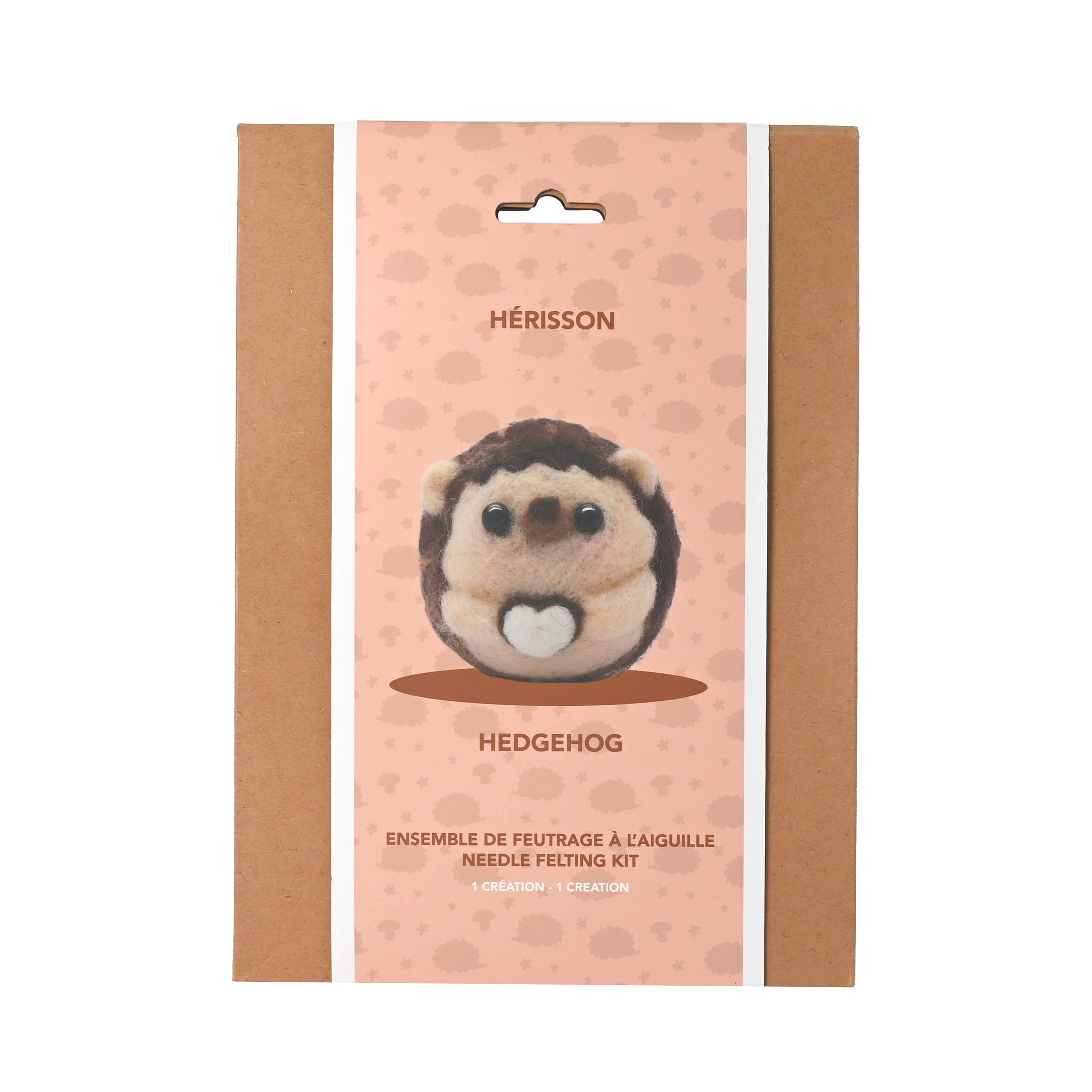 KIT DE FEUTRAGE À L'AIGUILLE- HÉRISSON