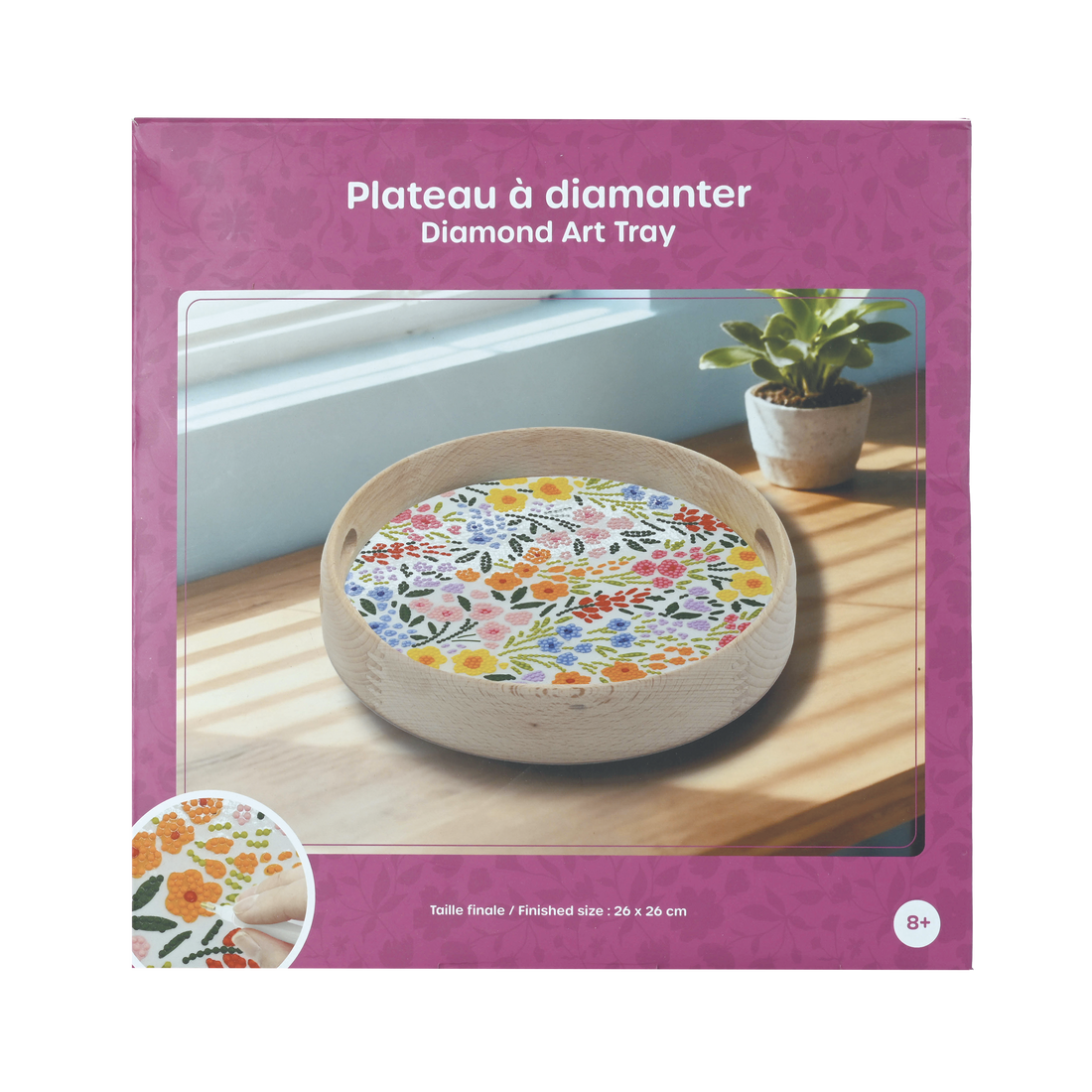 CABARET À DIAMANTER DIY - FLEURS