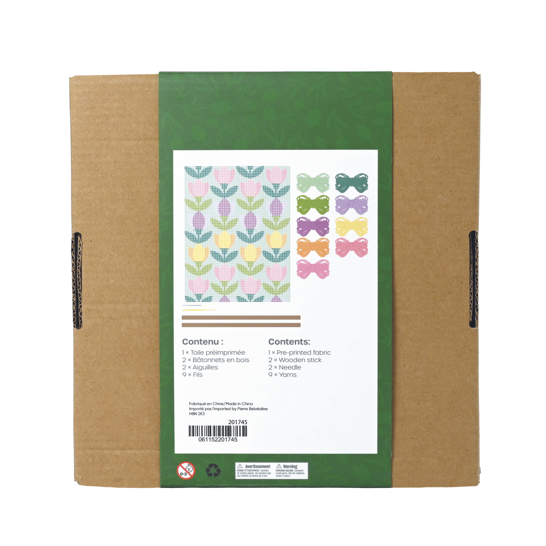 KIT DE BARGELLO DIY- TULIPES