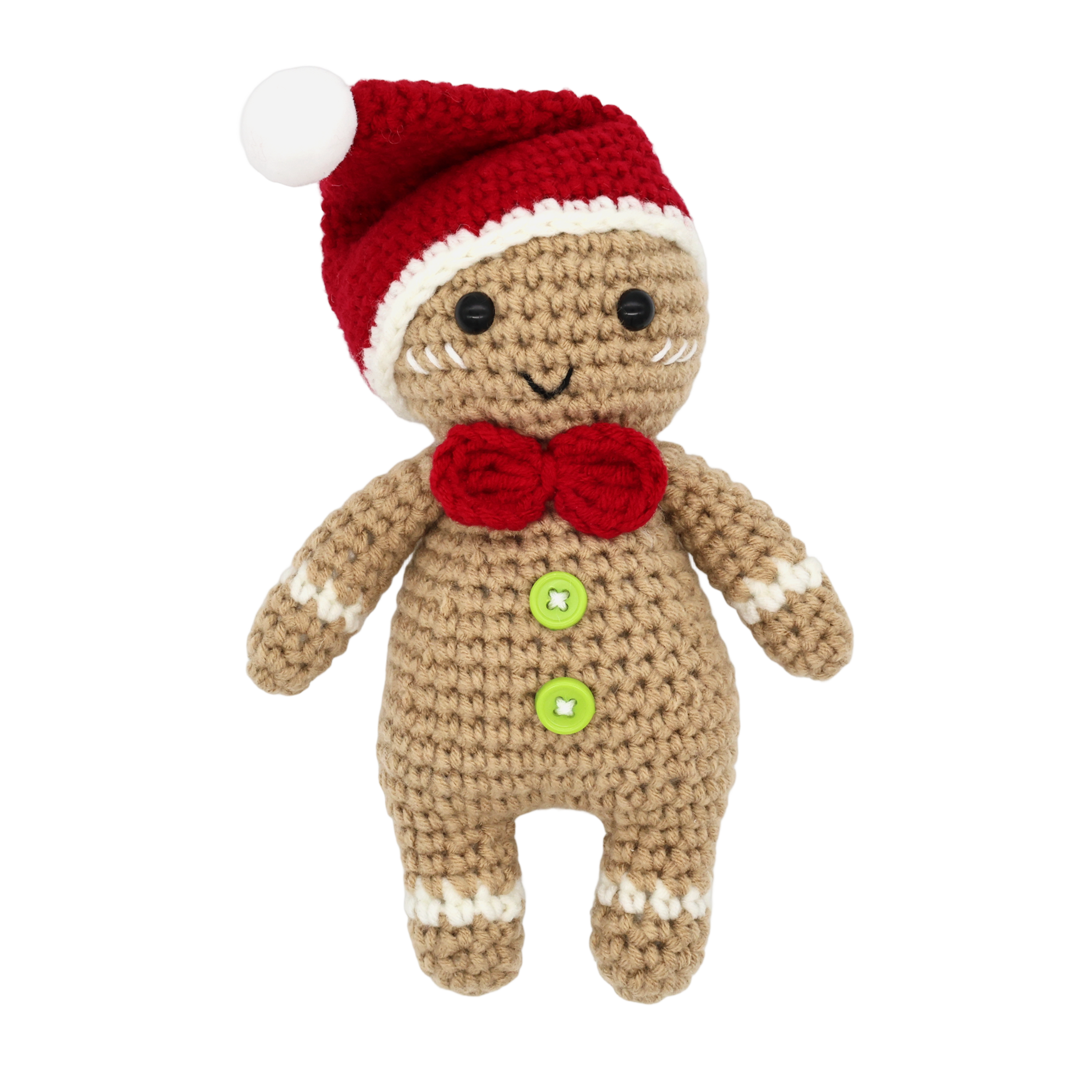 KIT DIY CROCHET- BONHOMME EN PAIN D'ÉPICES