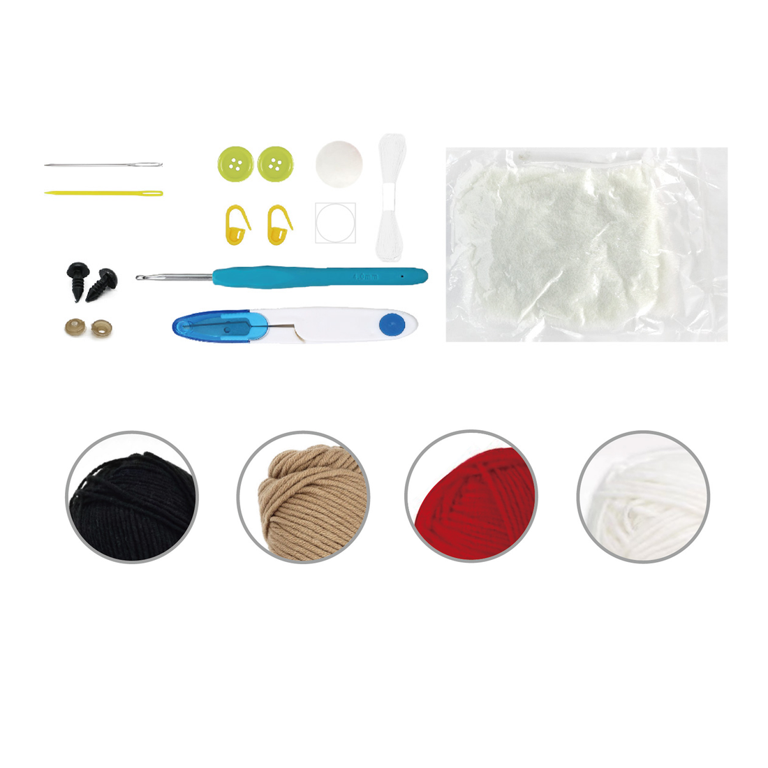 GINGERBREAD MAN DIY CROCHET KIT