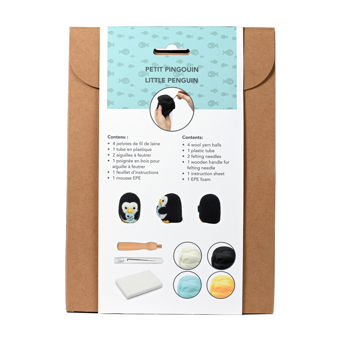 PENGUIN NEEDLE FELTING KIT