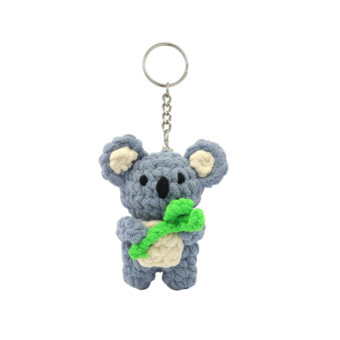 PLUSHY YARN DIT KEYCHAIN KIT - KOALA