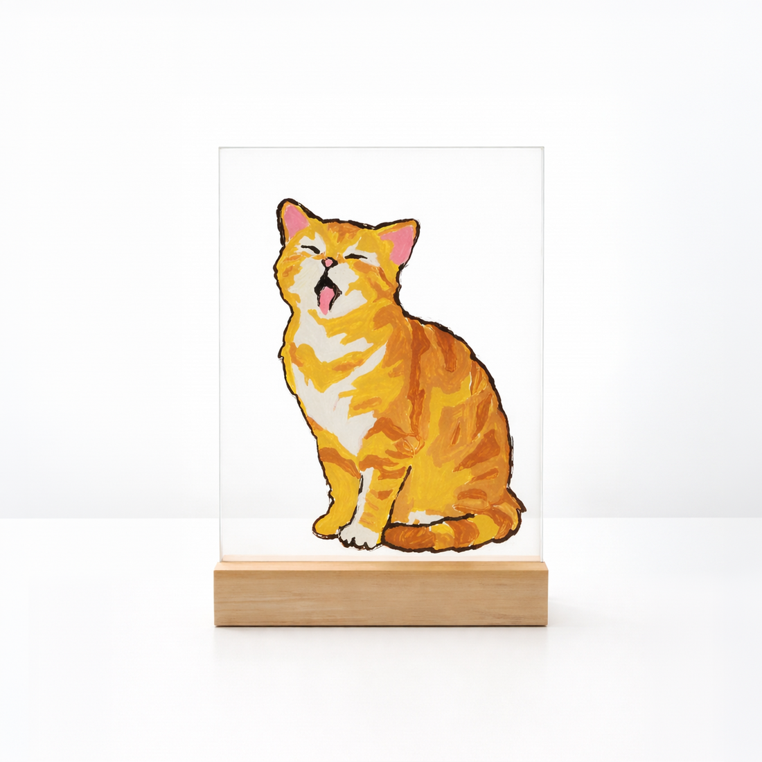KIT PEINTURE PAR NUMÉROS SUR SURFACE ACRYLIQUE – CHAT