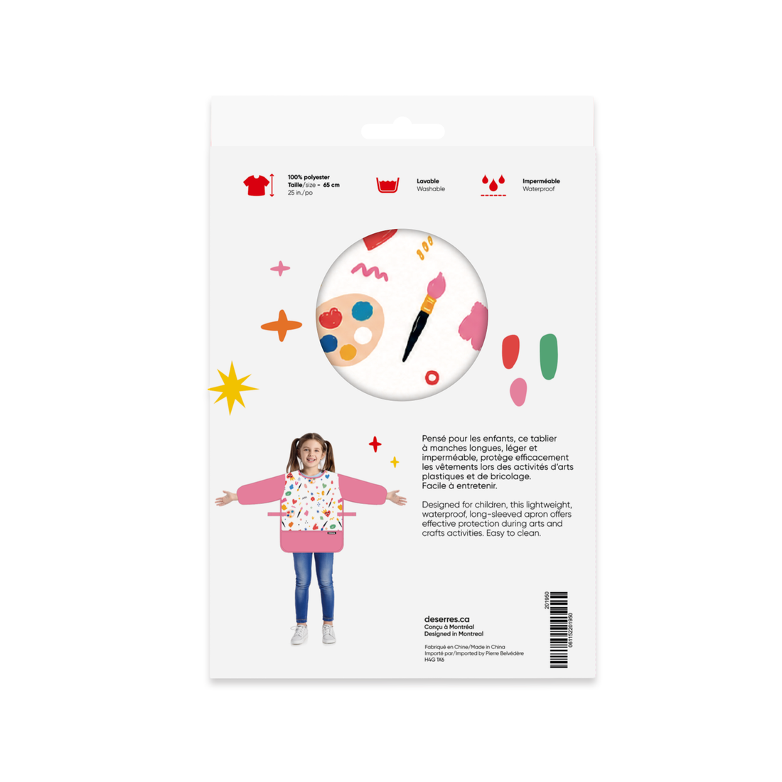 TABLIER POUR ENFANTS  5-8 (FILLE)
