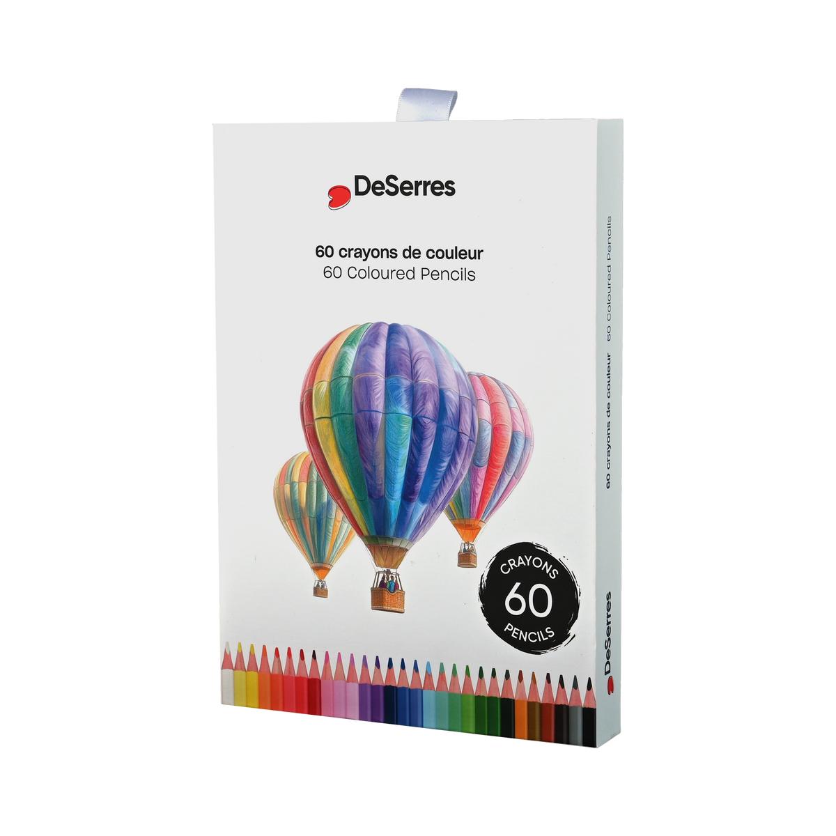 COFFRET 60 CRAYONS DE COULEUR - DESERRES