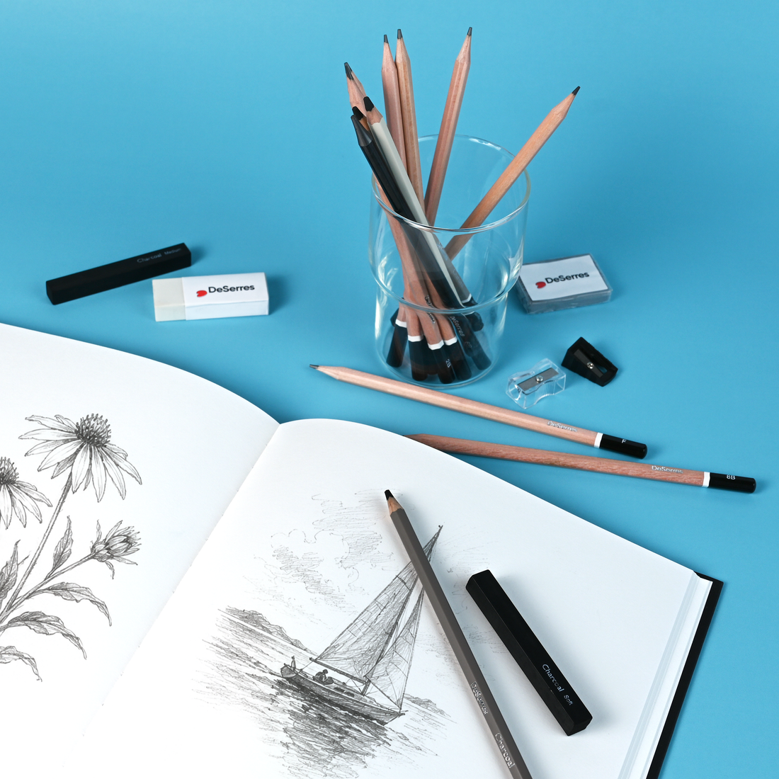 ENSEMBLE DE DESSIN 18 MORCEAUX - DESERRES