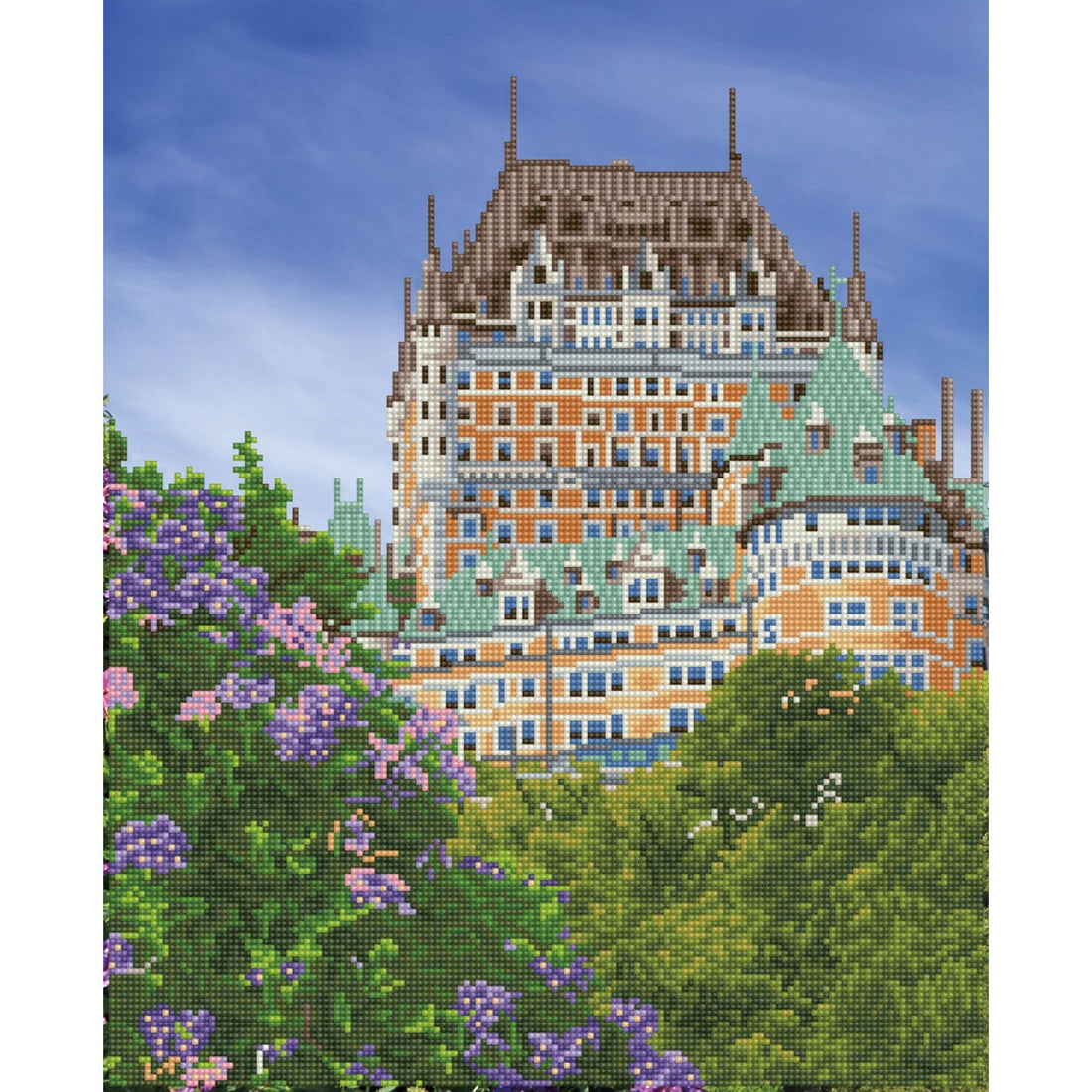 Château Frontenac 50.2X60.2 DIAMOND DOTZ