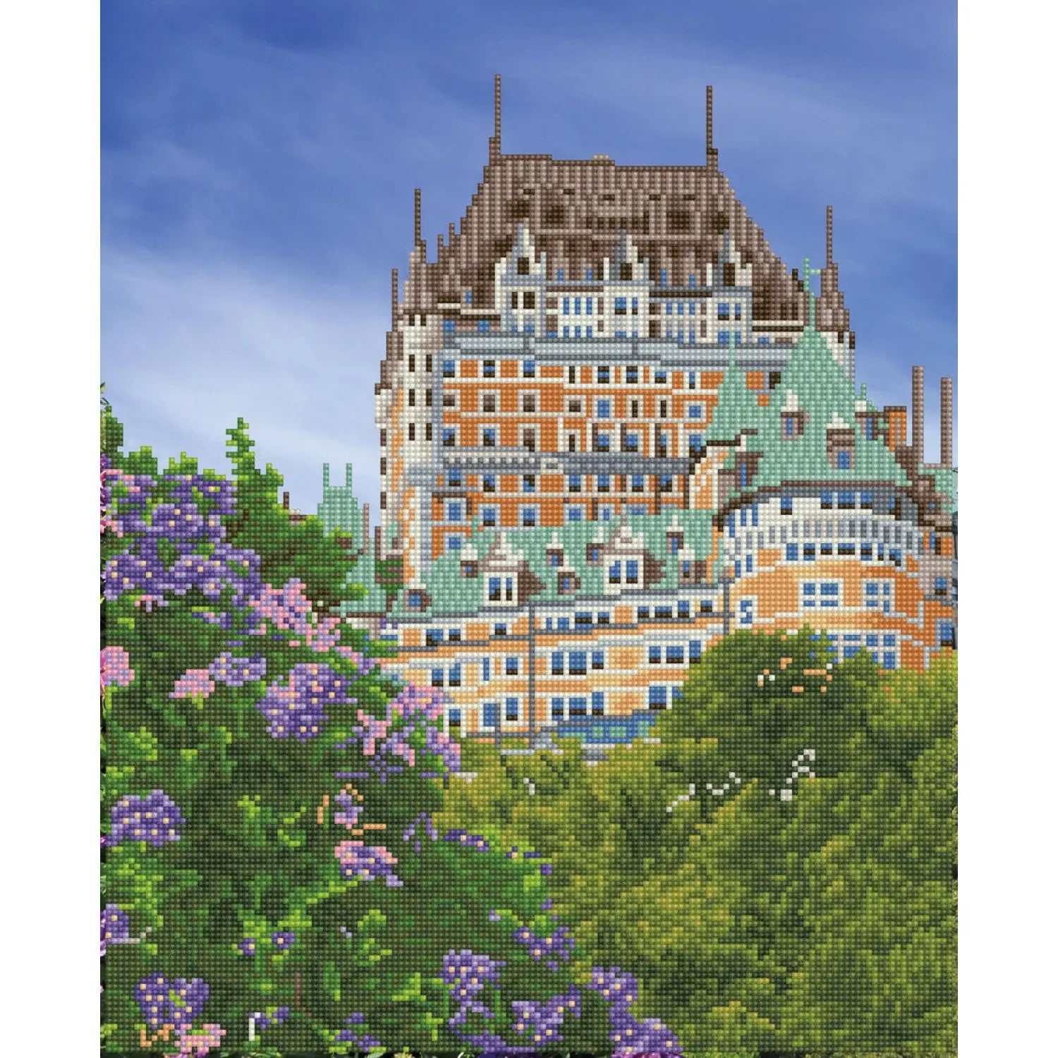 Château Frontenac 50.2X60.2 DIAMOND DOTZ