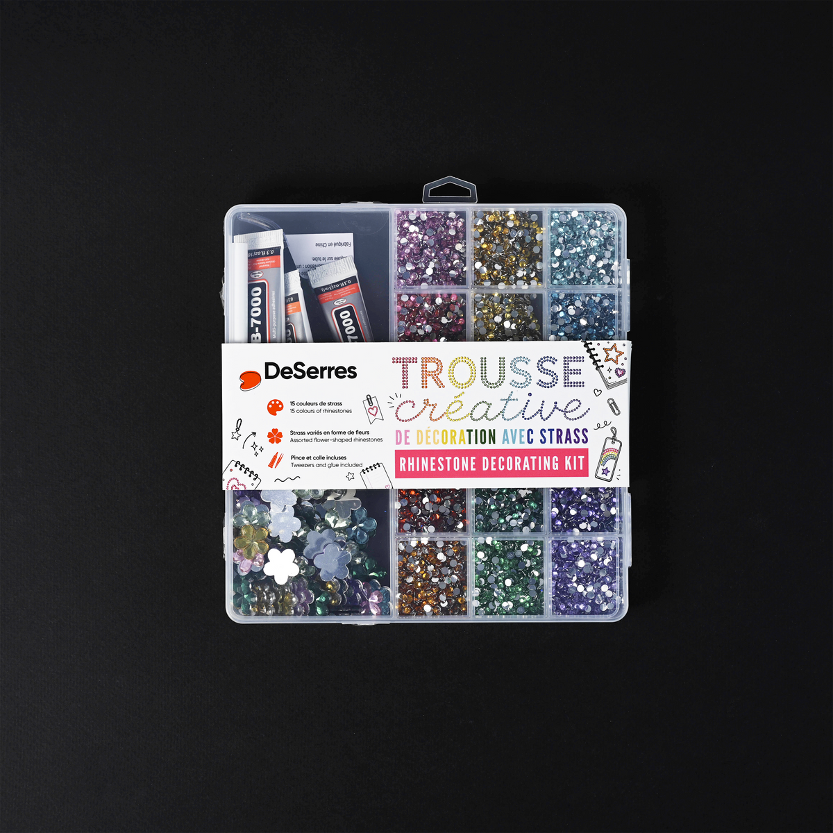 TROUSSE CRÉATIVE DE DÉCORATION AVEC STRASS DESERRES - DESERRES