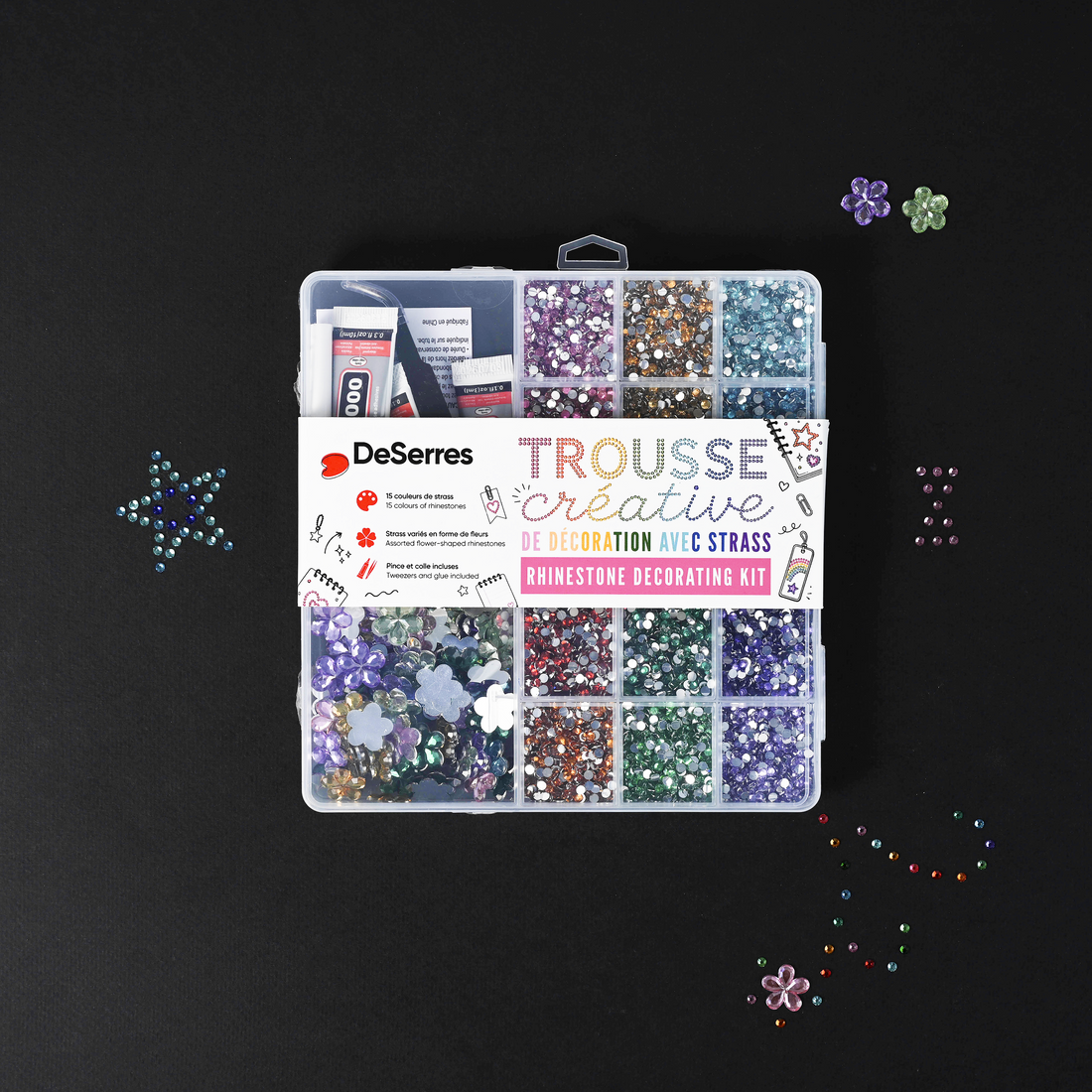 TROUSSE CRÉATIVE DE DÉCORATION AVEC STRASS DESERRES - DESERRES