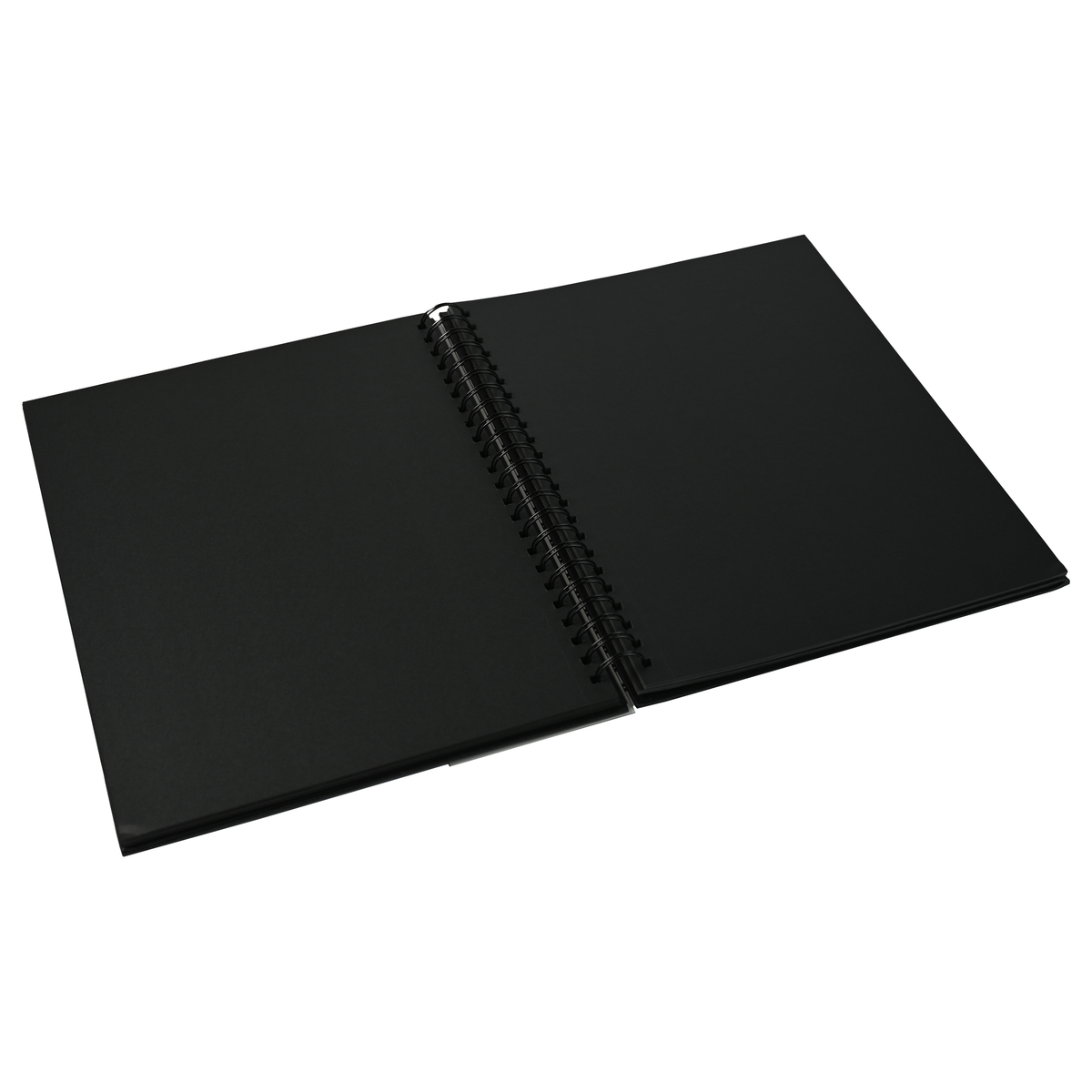 CARNET À CROQUIS DESERRES- GRAND- SPIRALE-PAPIER NOIR-64 FEUILLES- ( 23 x 31 cm) - DESERRES