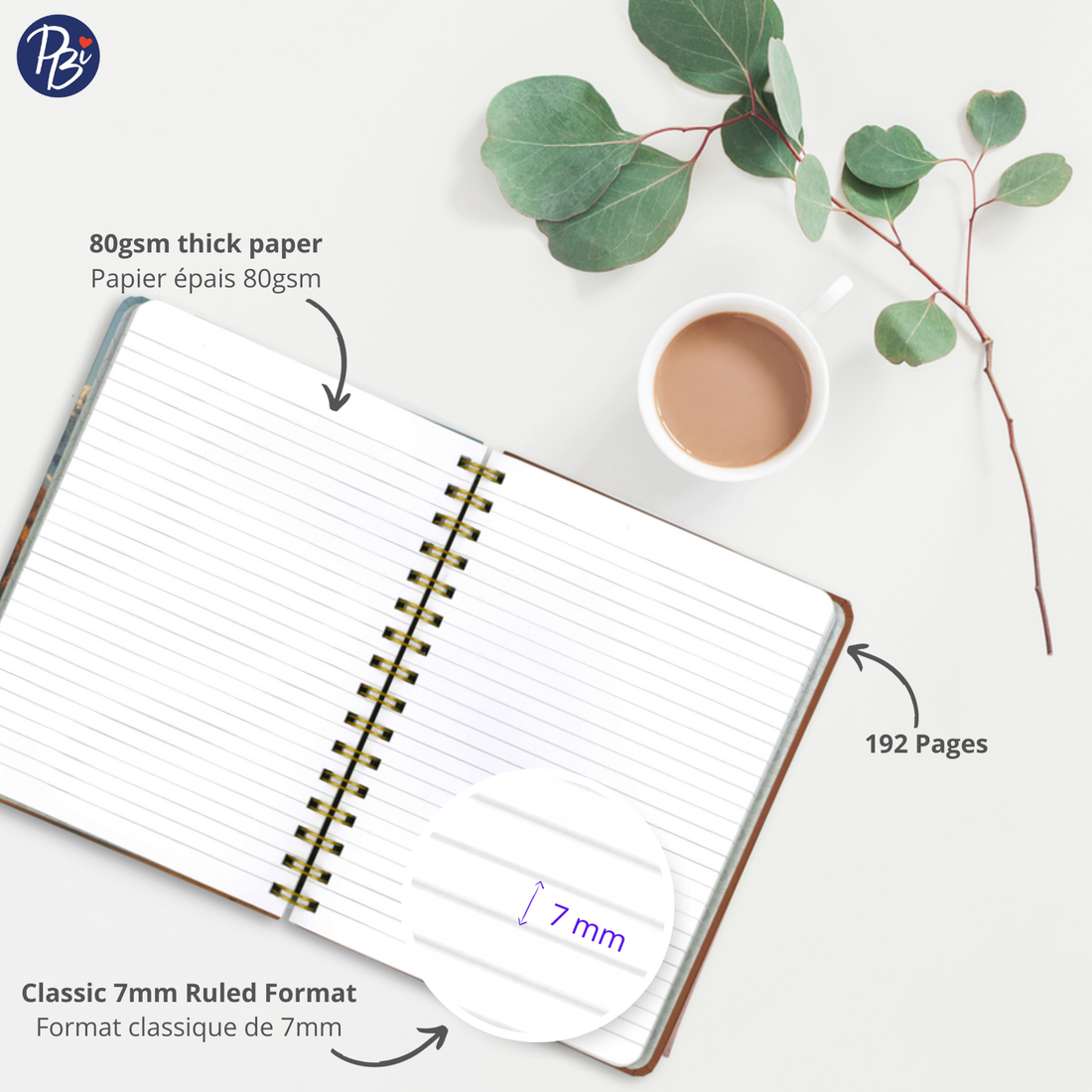 CAHIER DE NOTES - MONTAGNES DORÉES PBI LIVRES NOTES
