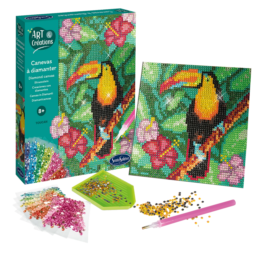 CANEVAS A DIAMANTER - TOUCAN SENTOSPHERE