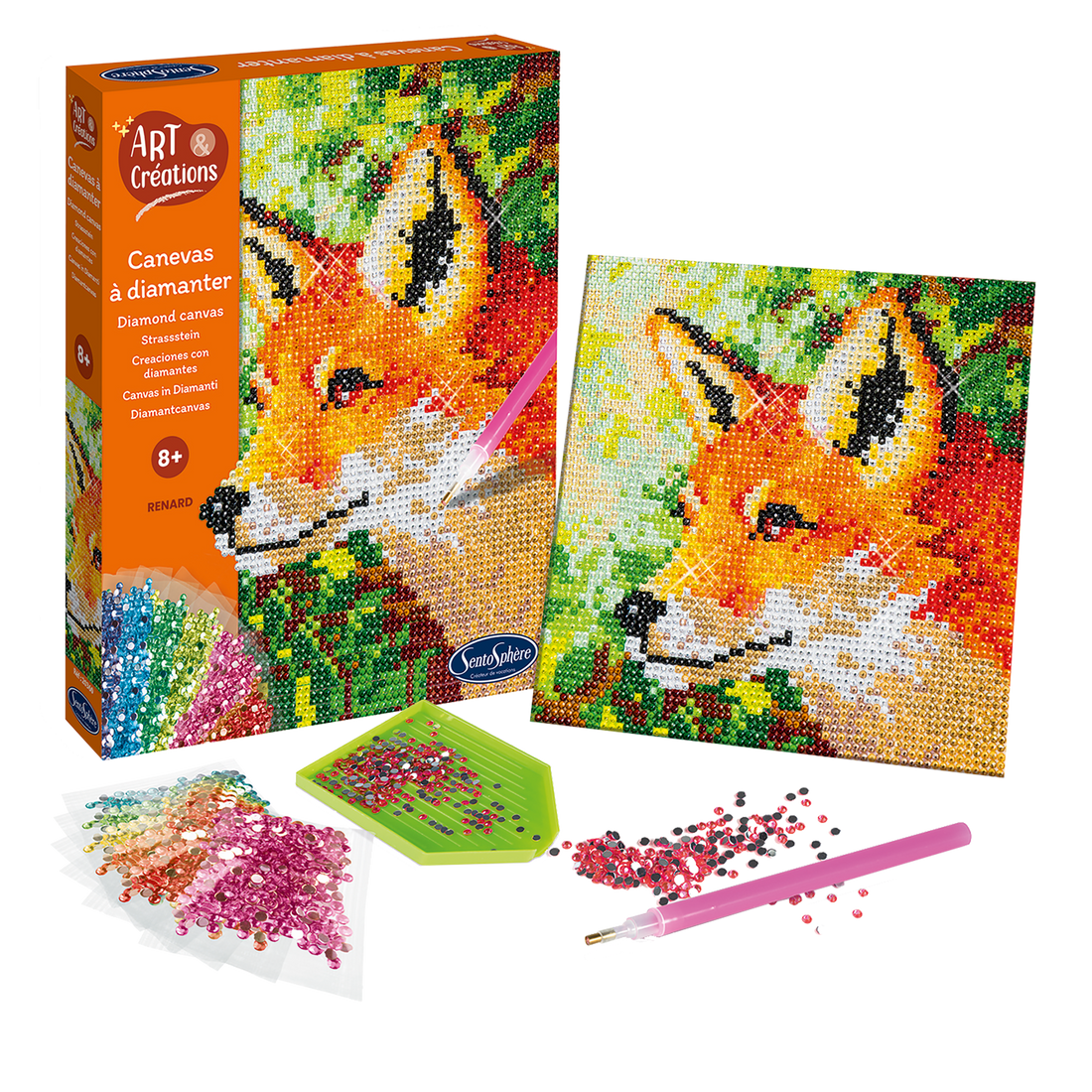 CANEVAS A DIAMANTER - RENARD SENTOSPHERE
