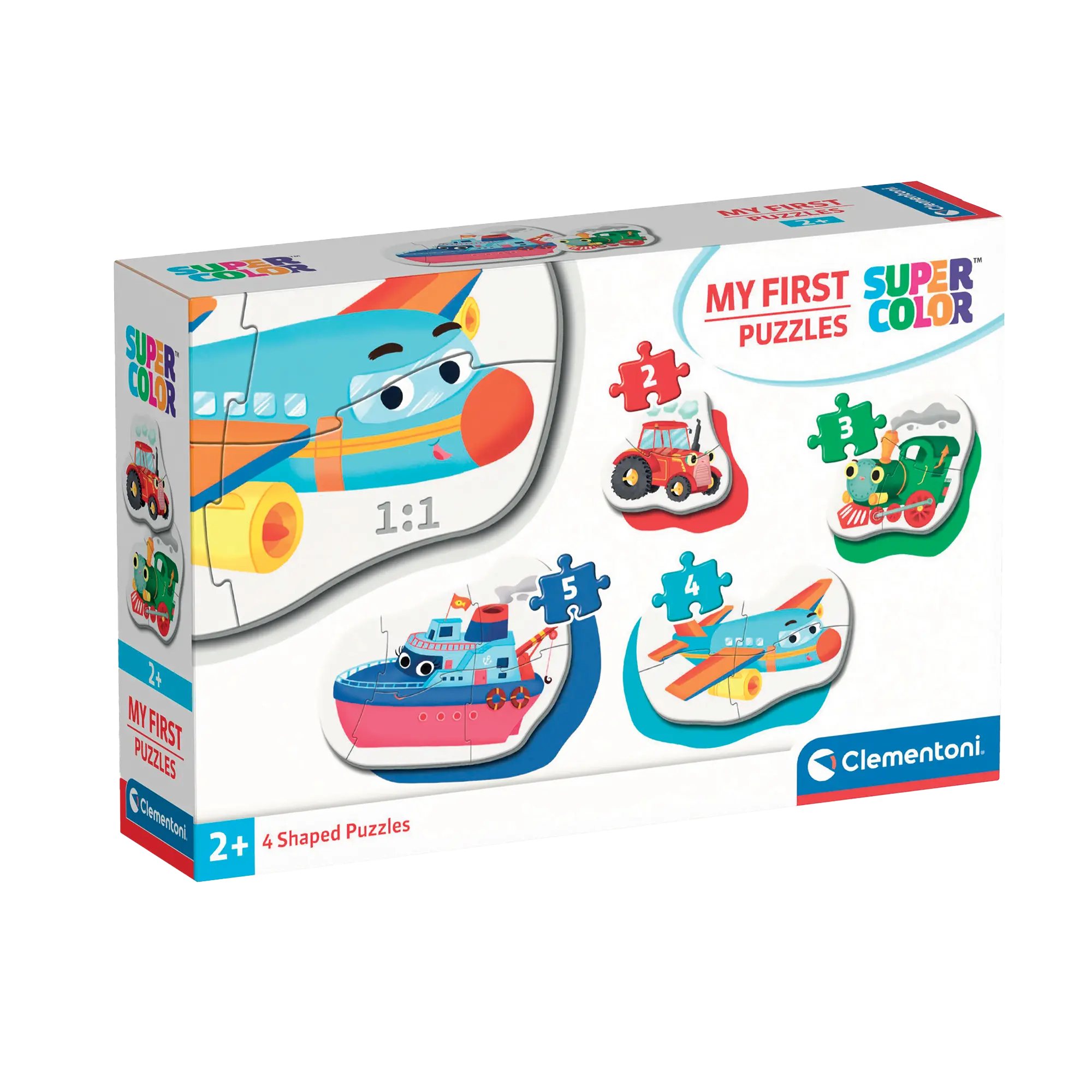 MES PREMIERS PUZZLES : LES TRANSPORTS CLEMENTONI