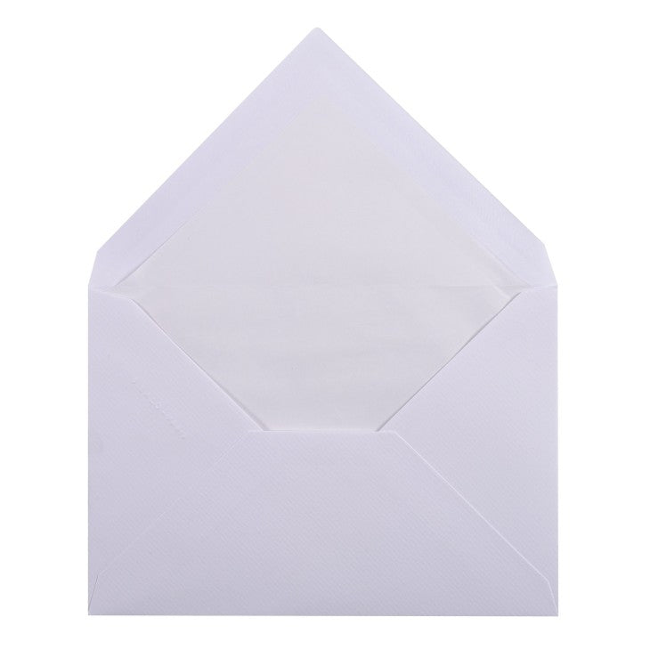 Vergé 25 Enveloppes  4½X6½ Extra Blanc G.LALO