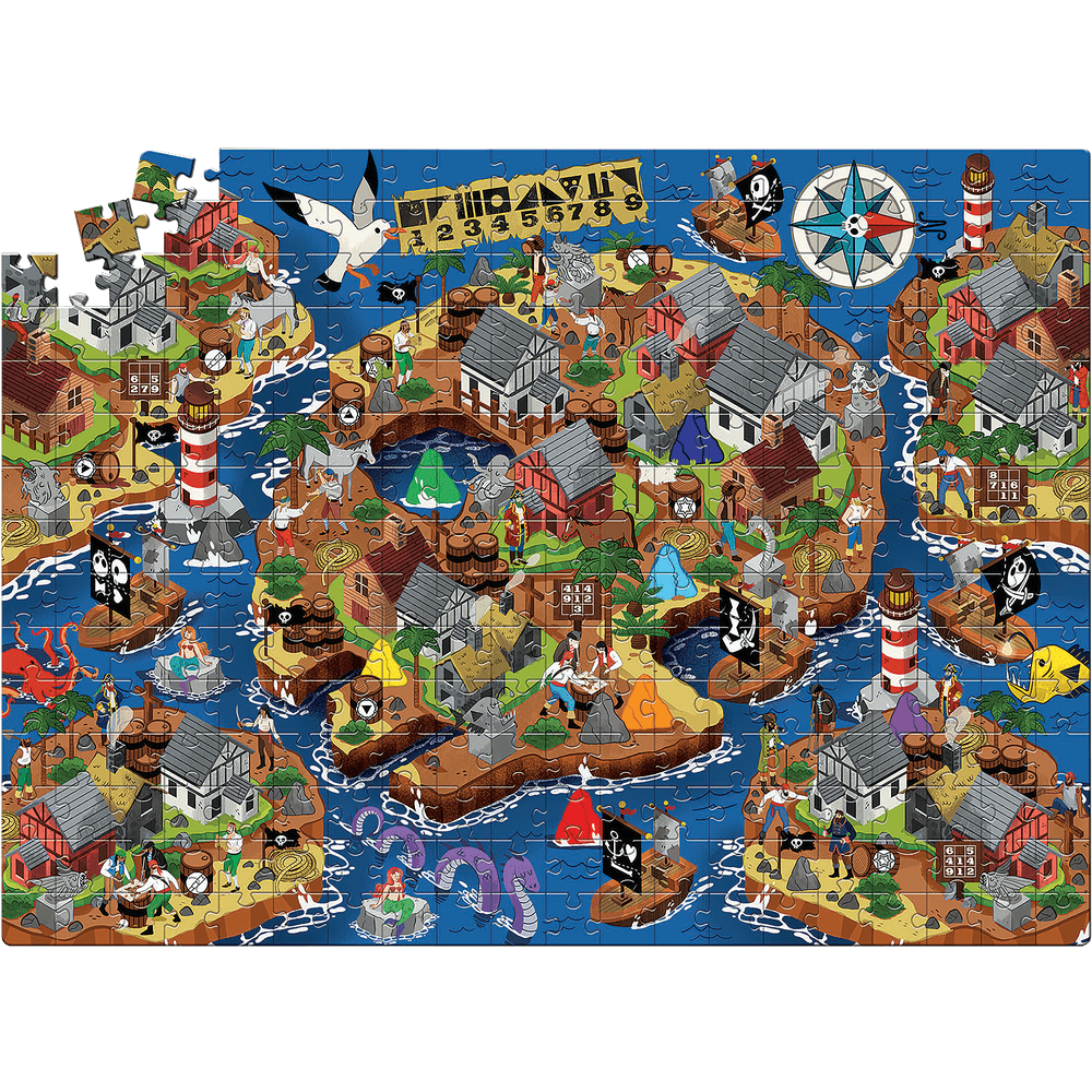 PZ300: MIXTERY - LE TRÉSOR DU PIRATE CLEMENTONI PUZZLES