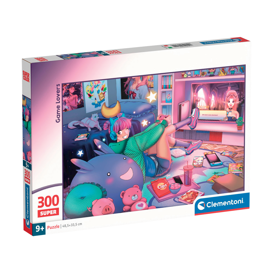 PZ300: AMATEURS DE JEUX CLEMENTONI PUZZLES