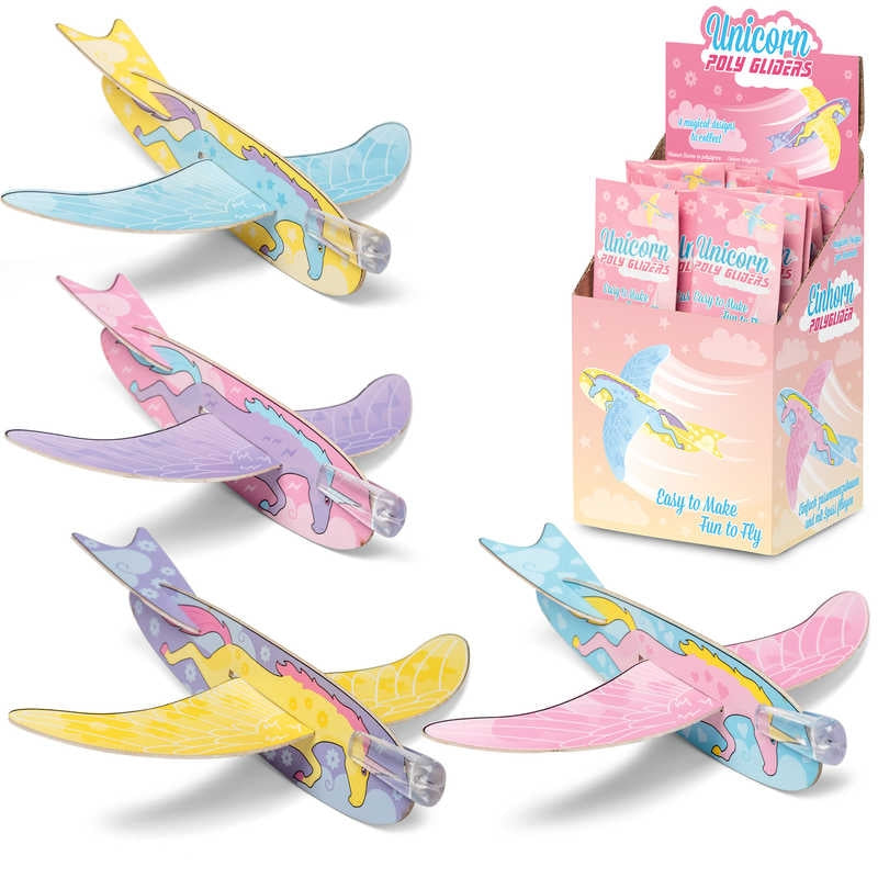 AVIONS PLANEURS - LICORNES (VENDU 48 UNITÉS - 4 MODÈLES) ONE FOR FUN