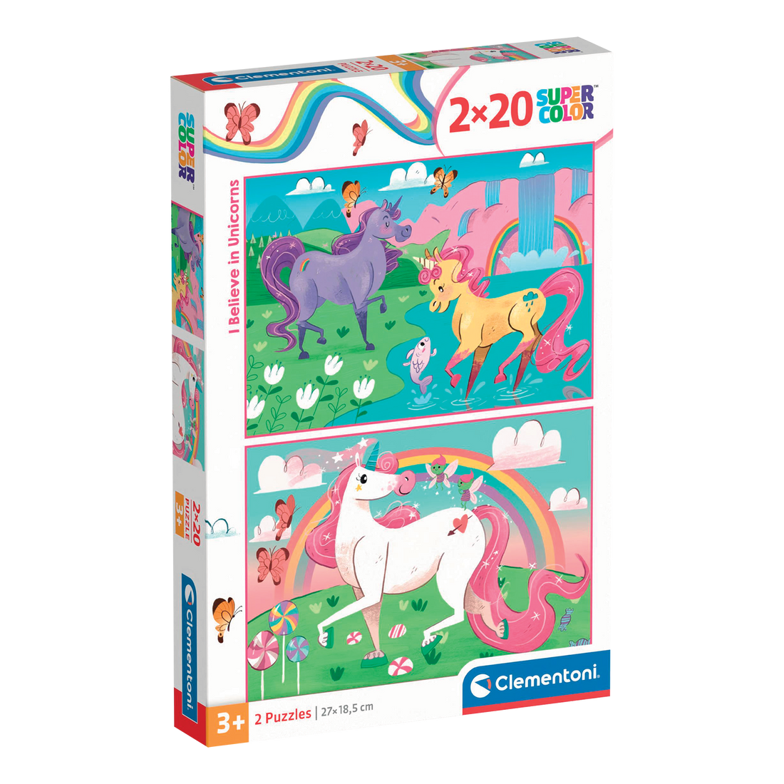 PZ 2x20: LICORNE CLEMENTONI PUZZLES