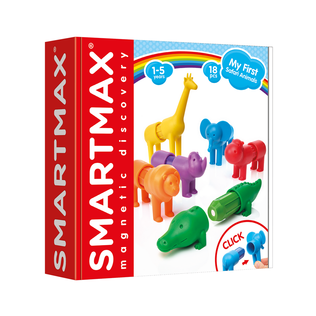 SMARTMAX - MY FIRST SAFARI ANIMAL - 18pcs SMARTMAX