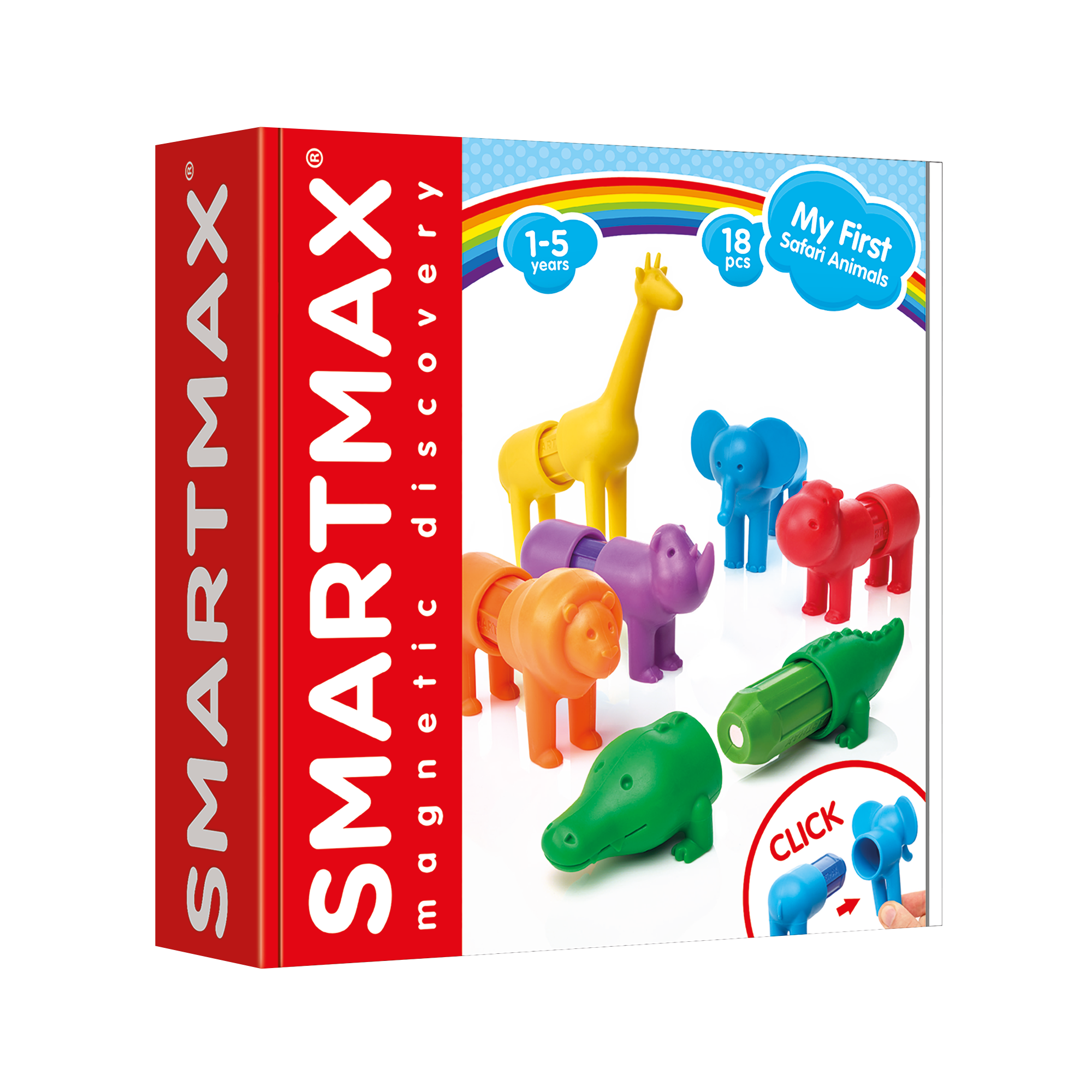 SMARTMAX - MY FIRST SAFARI ANIMAL - 18pcs SMARTMAX