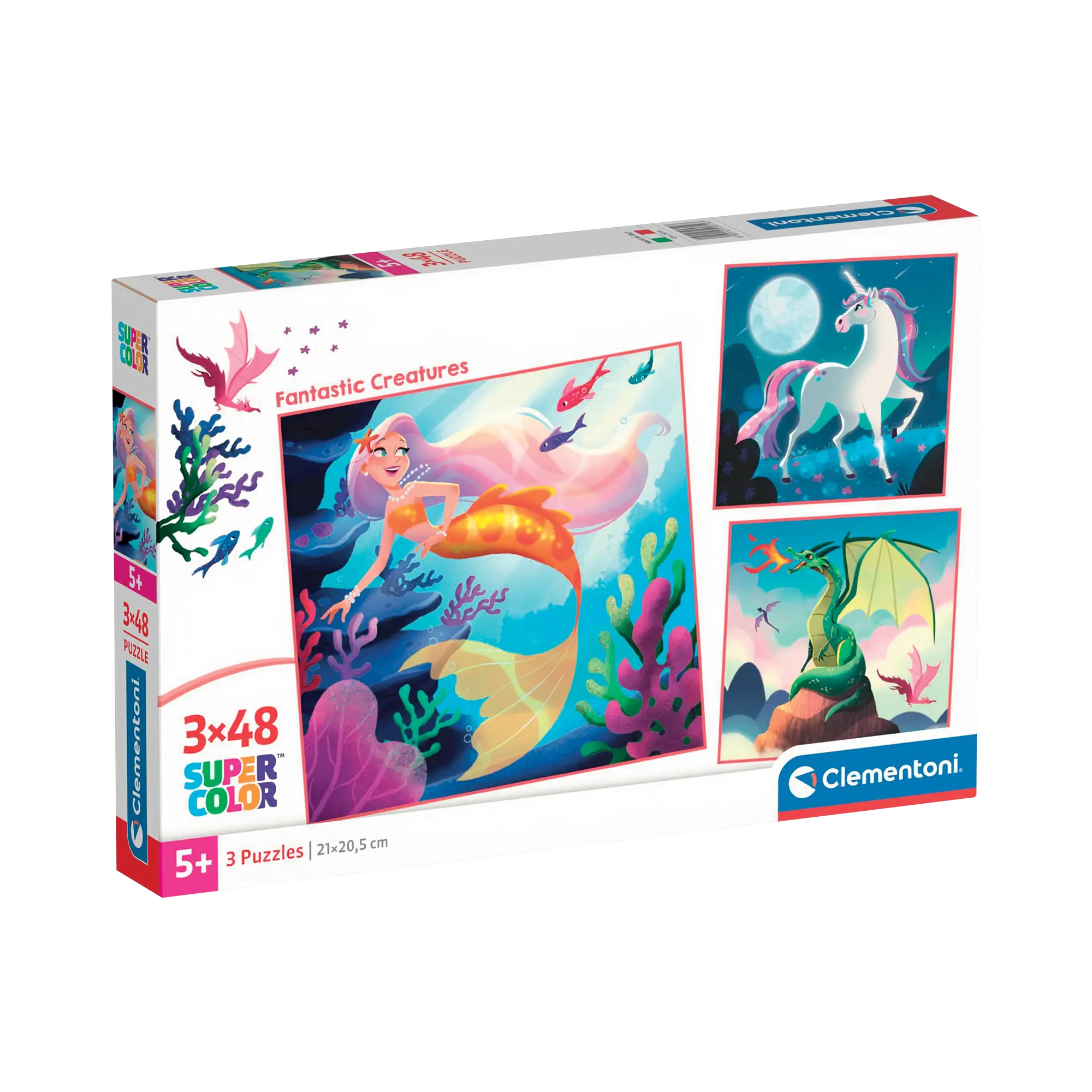 PZ 3x48: CRÉATURES FANTASTIQUES CLEMENTONI PUZZLES