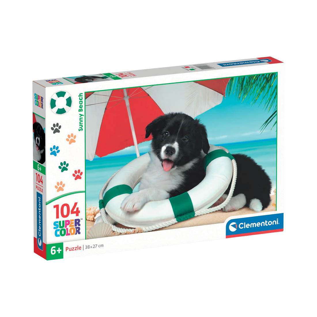 PZ104: PLAGE ENSOLEILLÉE CLEMENTONI PUZZLES