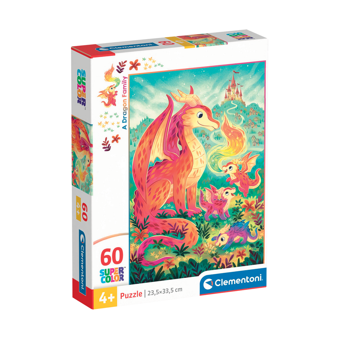 PZ60: UNE FAMILLE DRAGONS CLEMENTONI PUZZLES