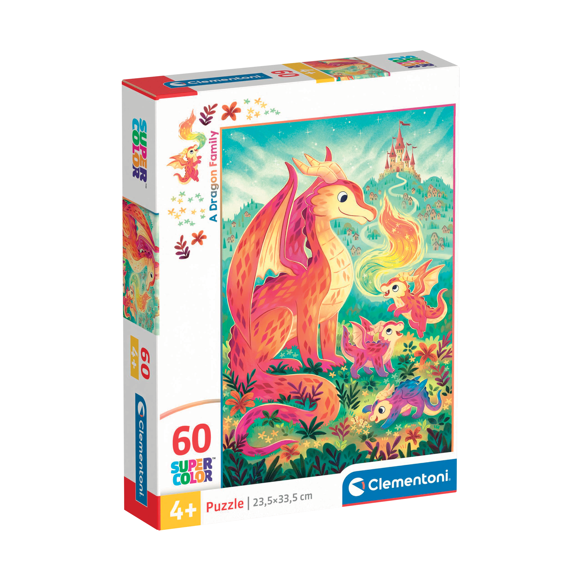 PZ60: UNE FAMILLE DRAGONS CLEMENTONI PUZZLES