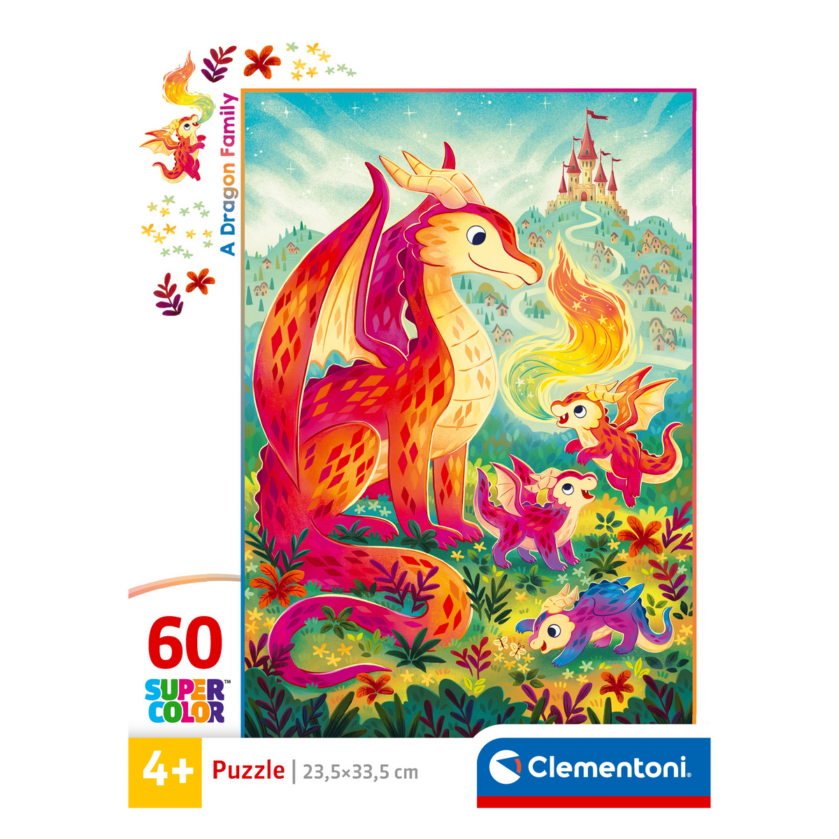 PZ60: UNE FAMILLE DRAGONS - CLEMENTONI