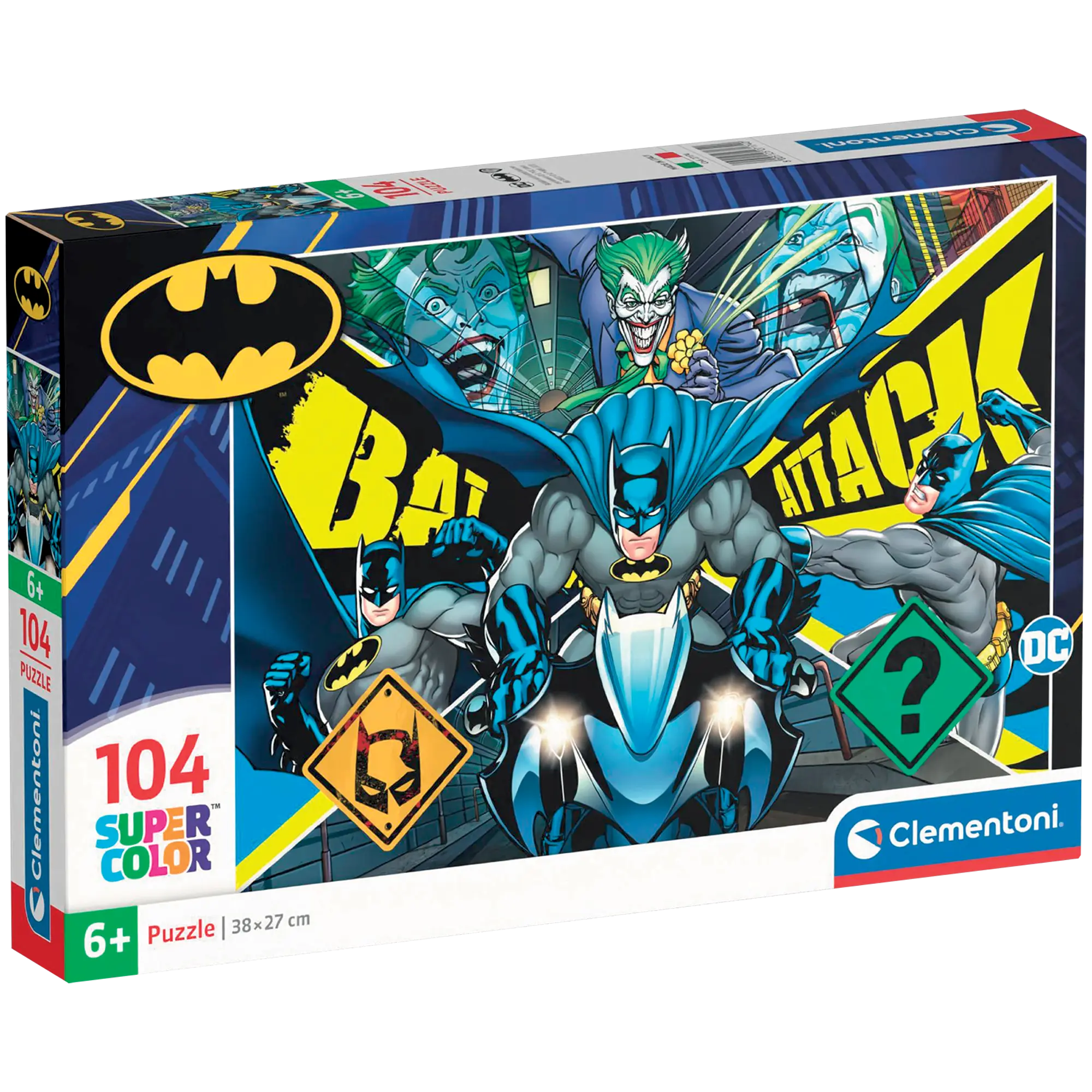 PZ104: BATMAN - BAT-ATTAQUE CLEMENTONI PUZZLES
