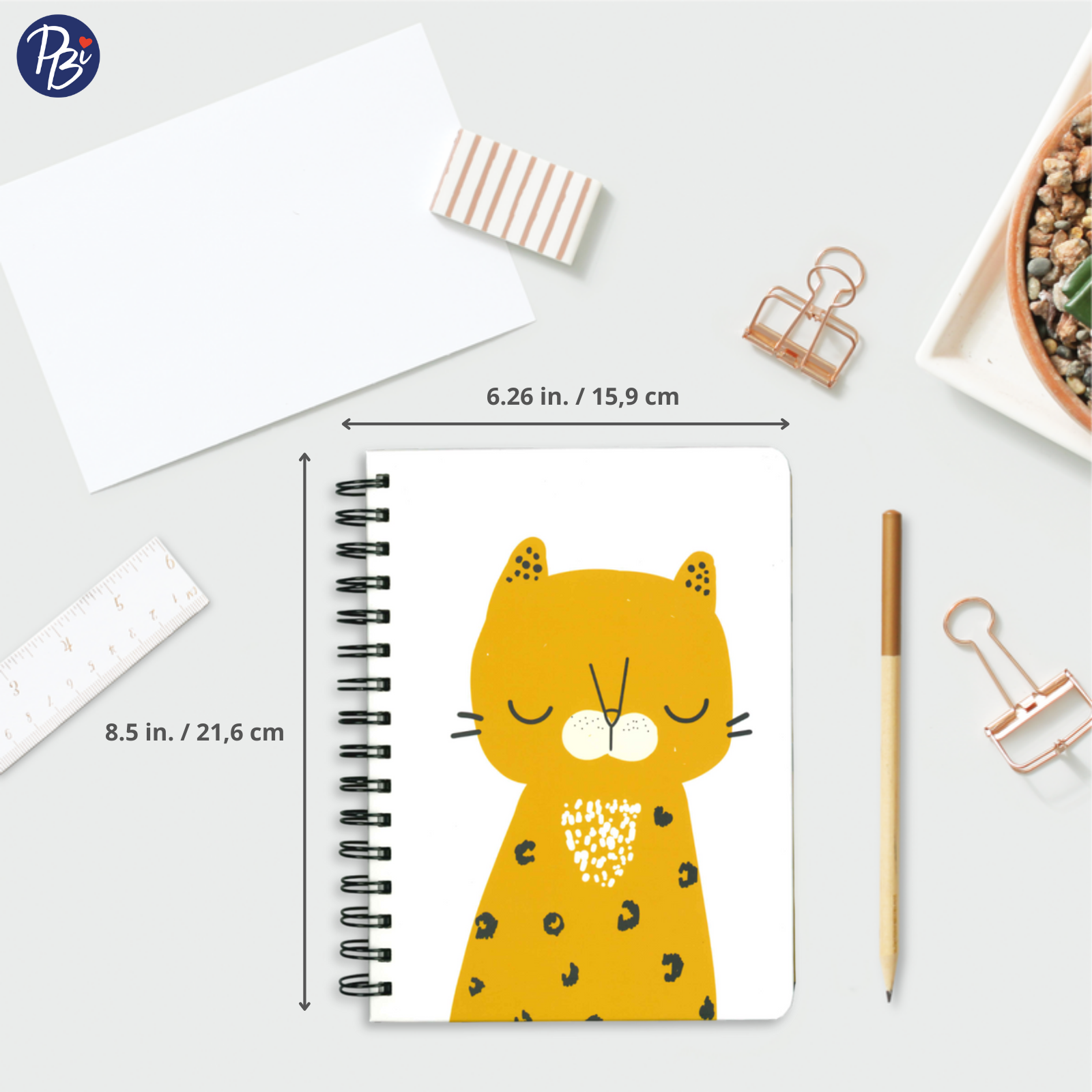 CAHIER DE NOTES - LÉOPARD PBI LIVRES NOTES