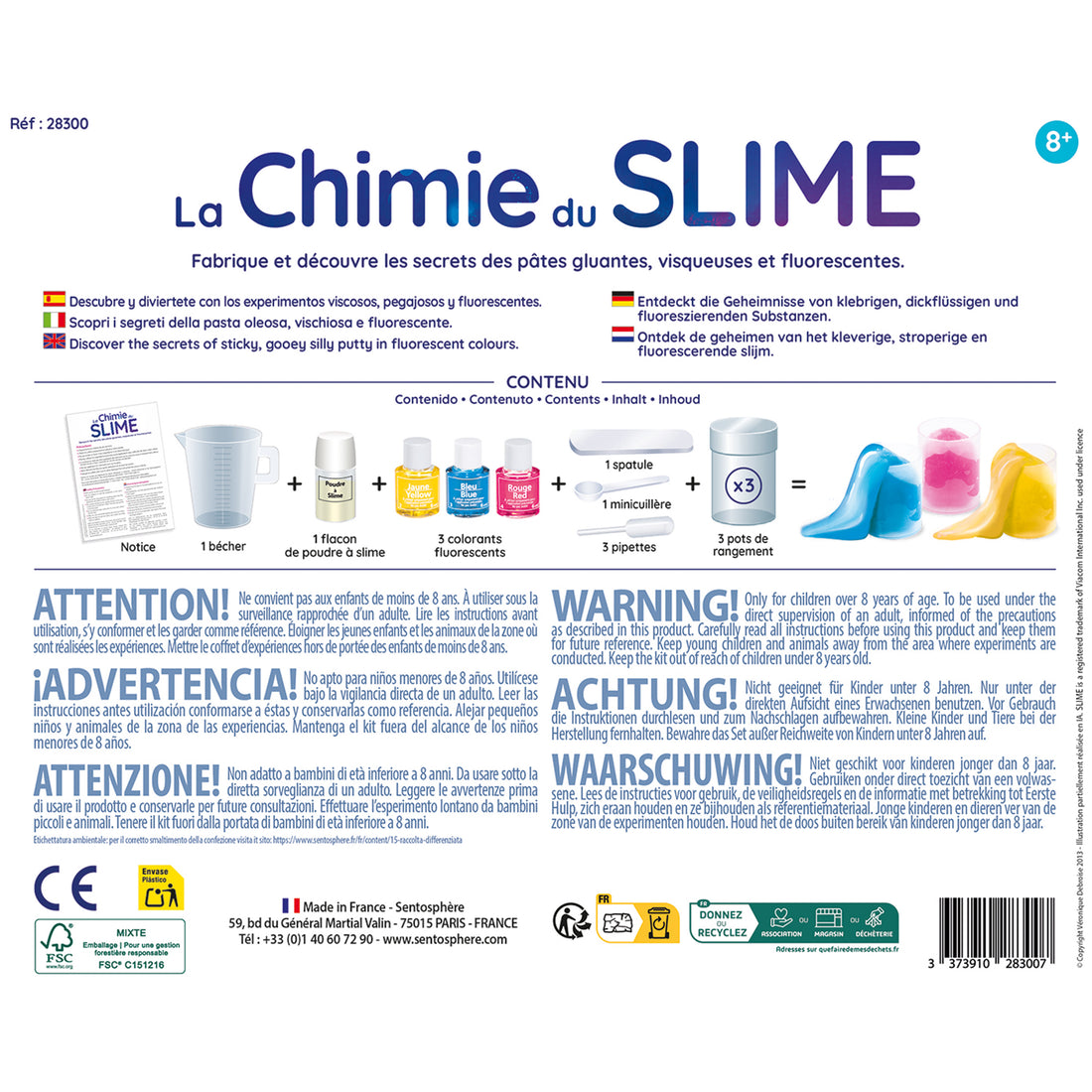 LA CHIMIE DU SLIME