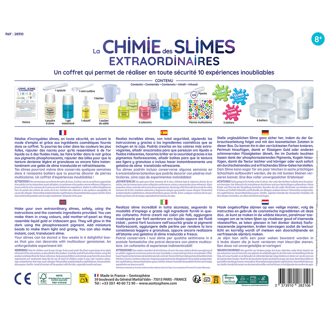 LA CHIMIE DES SLIMES EXTRAORDINAIRES