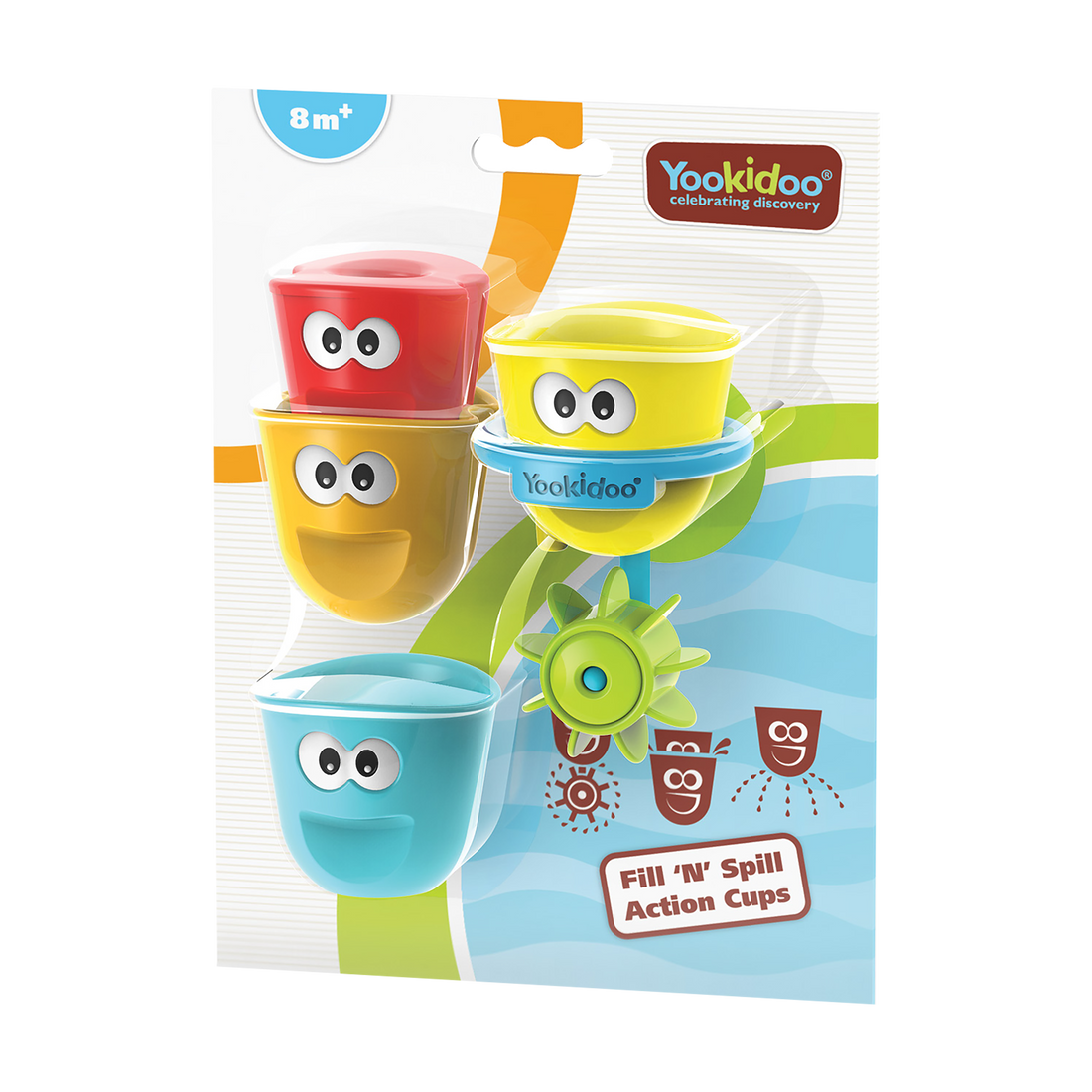 JEUX DE BAIN REMPLIE & RENVERSE YOOKIDOO