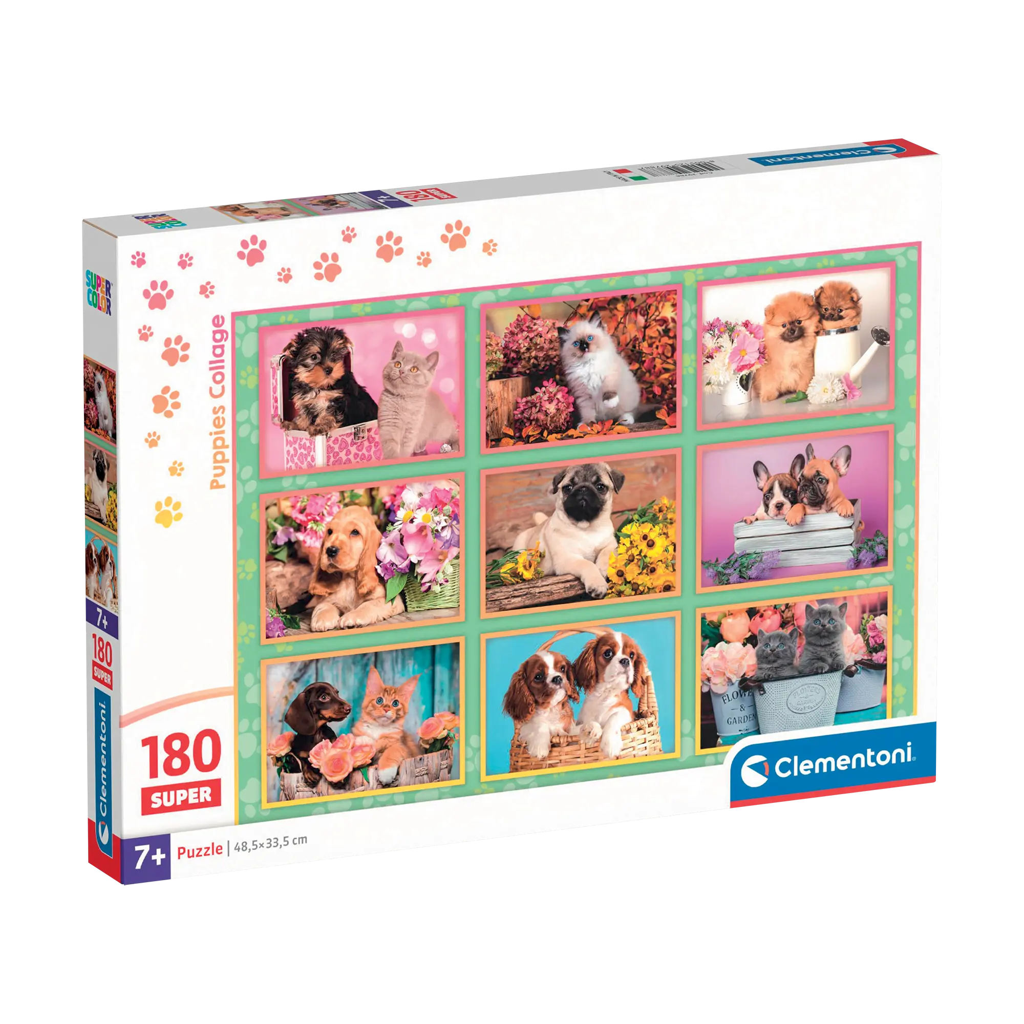 PZ180: COLLAGE DE CHIOTS CLEMENTONI PUZZLES