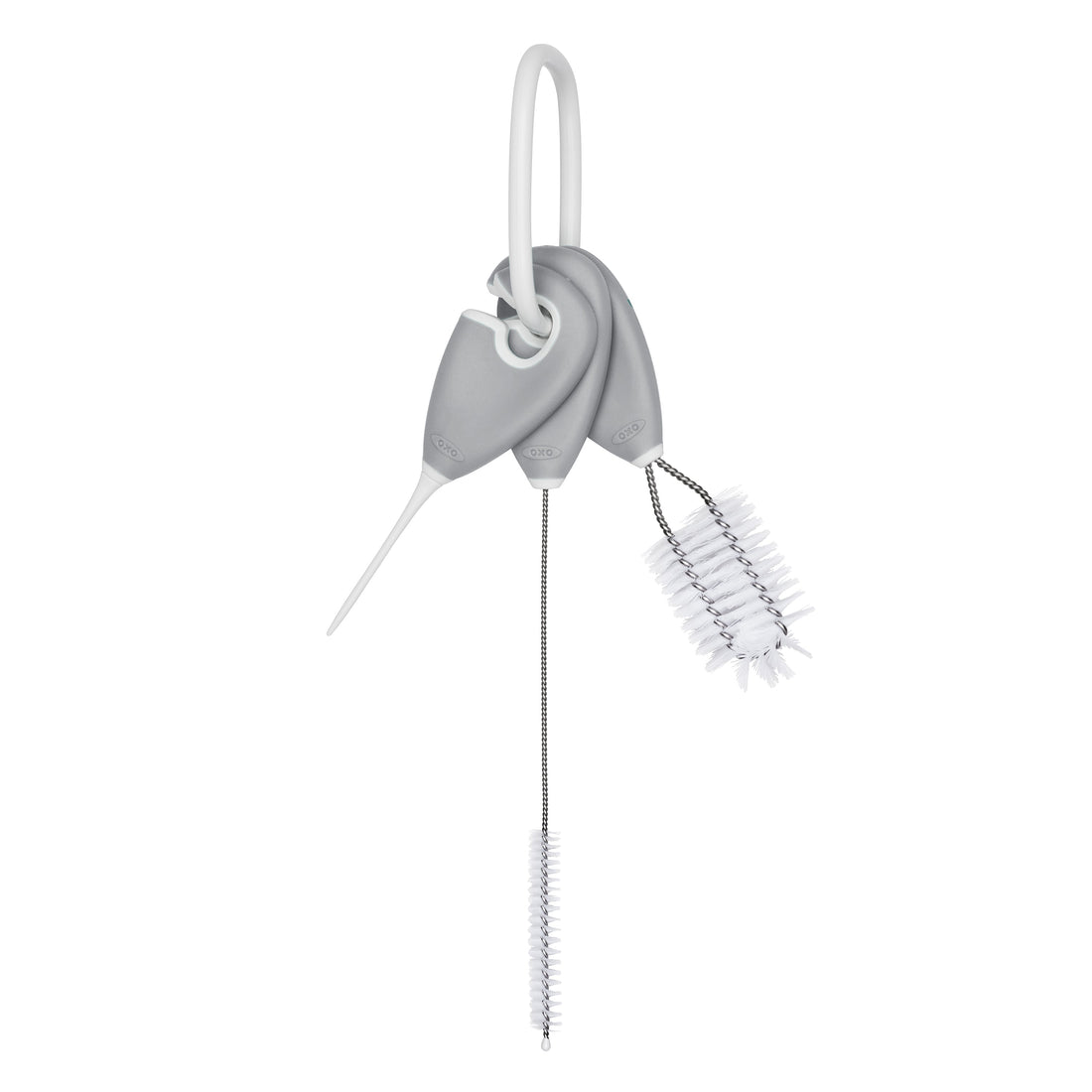 ENSEMBLE DE NETTOYAGE POUR PAILLES ET GOBELETS - GRIS OXO TOT