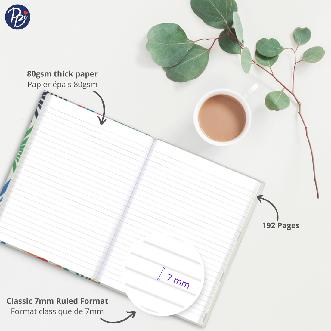 CAHIER DE NOTES - FLOWER POWER PBI LIVRES NOTES