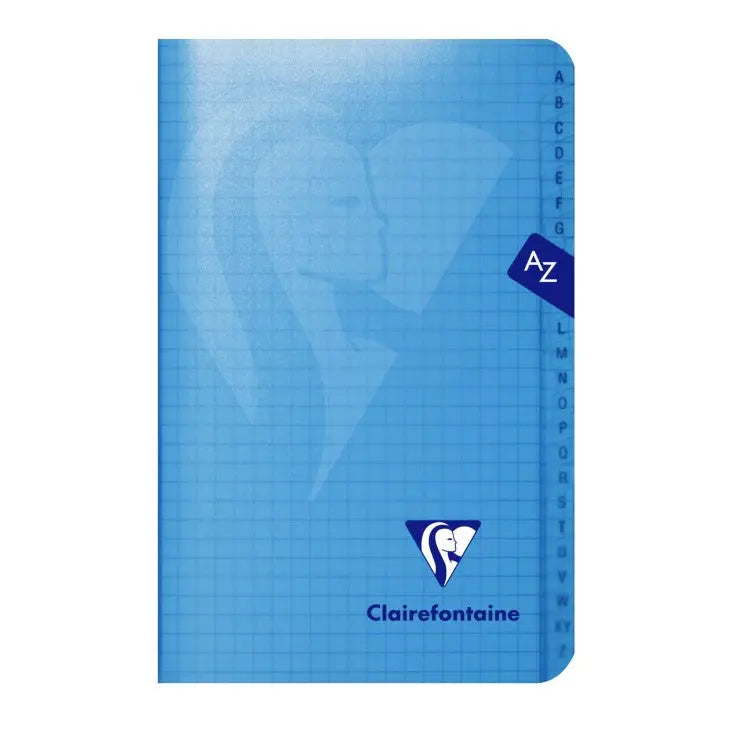 Mimesys cahier répertoire polypro agrafé 5/5 -assortis- 96 pages (11x17cm) CLAIREFONTAINE