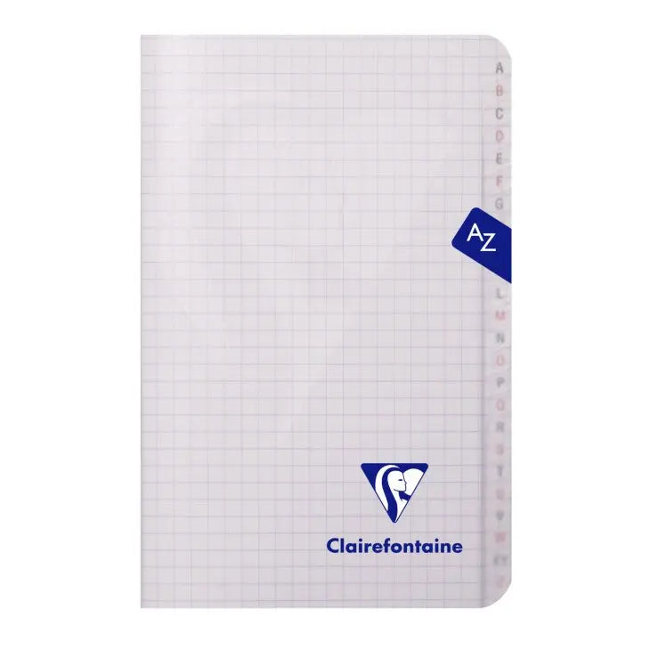 Mimesys cahier répertoire polypro agrafé 5/5 -assortis- 96 pages (11x17cm) CLAIREFONTAINE