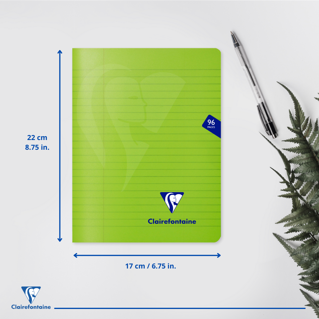 Mimesys Cahier lignés agrafé 48S 6¾X8¾ CLAIREFONTAINE