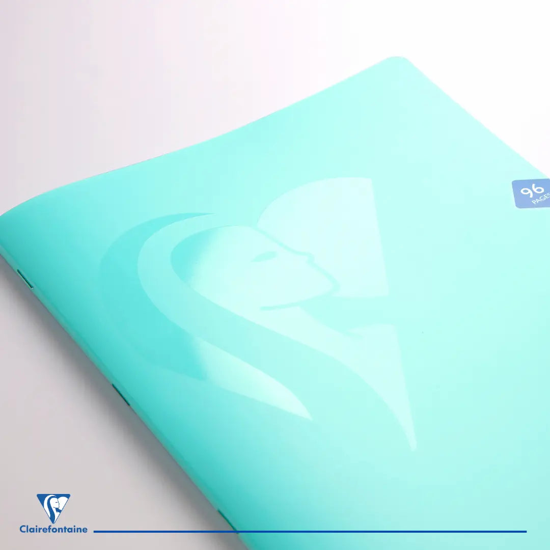 Mimesys pastel cahier polypro  agrafé ligné -assortis- A4. 96 pages (21x29.7cm) CLAIREFONTAINE