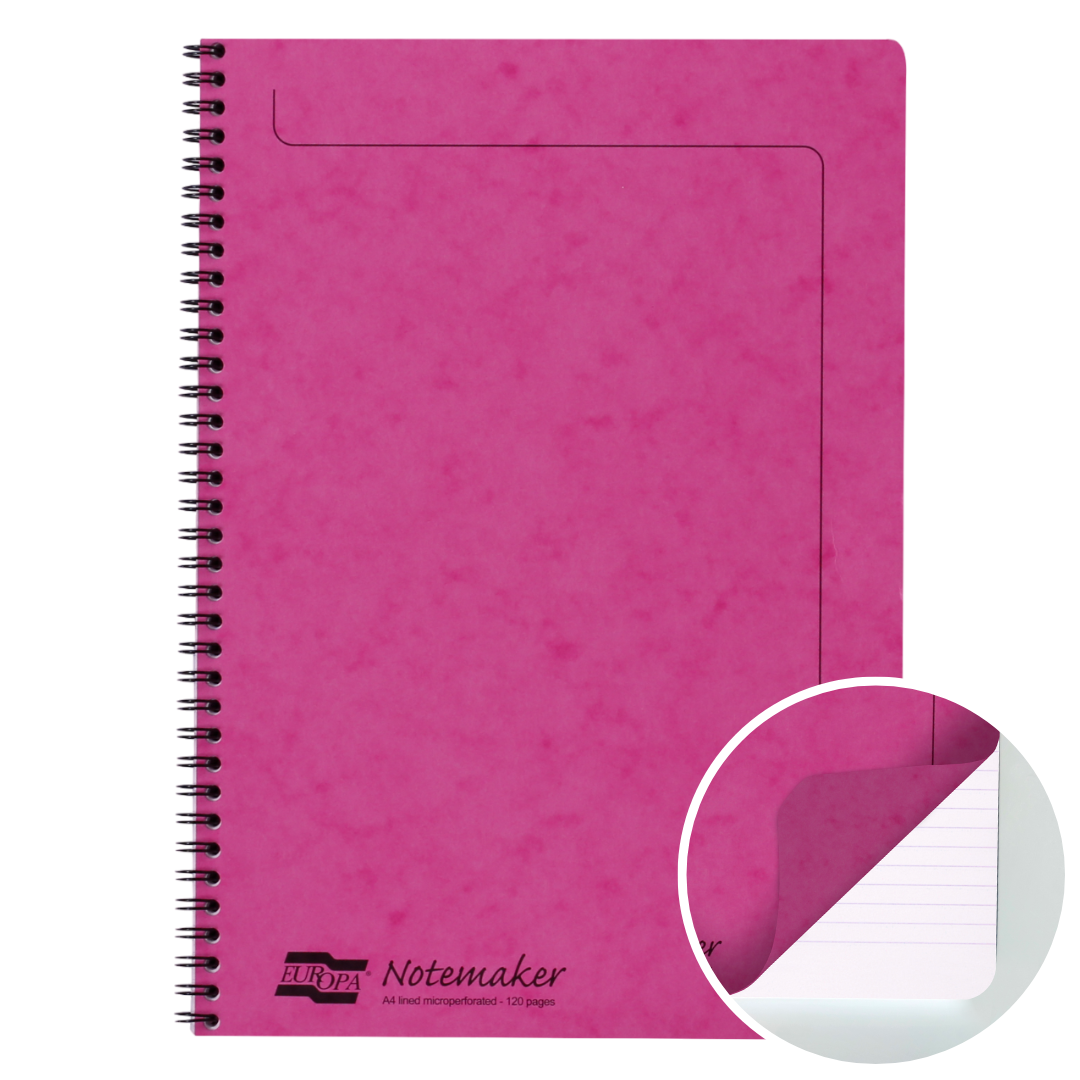 Bloc-Notes  Ligné 120P 8¼X11¾ Fuchsia CLAIREFONTAINE