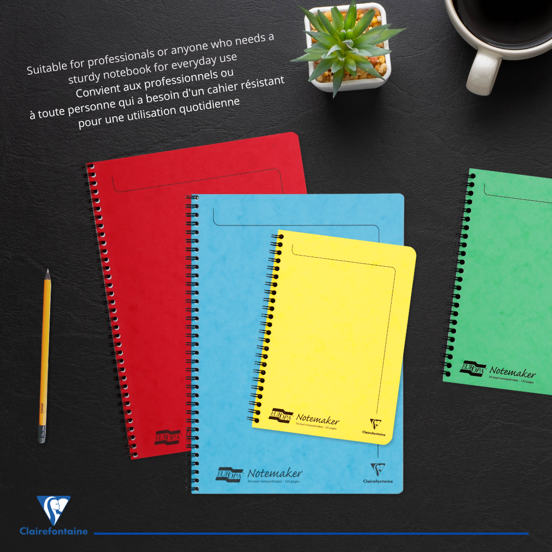 Bloc-Notes  ligné 120P 5¾X8¾ Fuchsia CLAIREFONTAINE