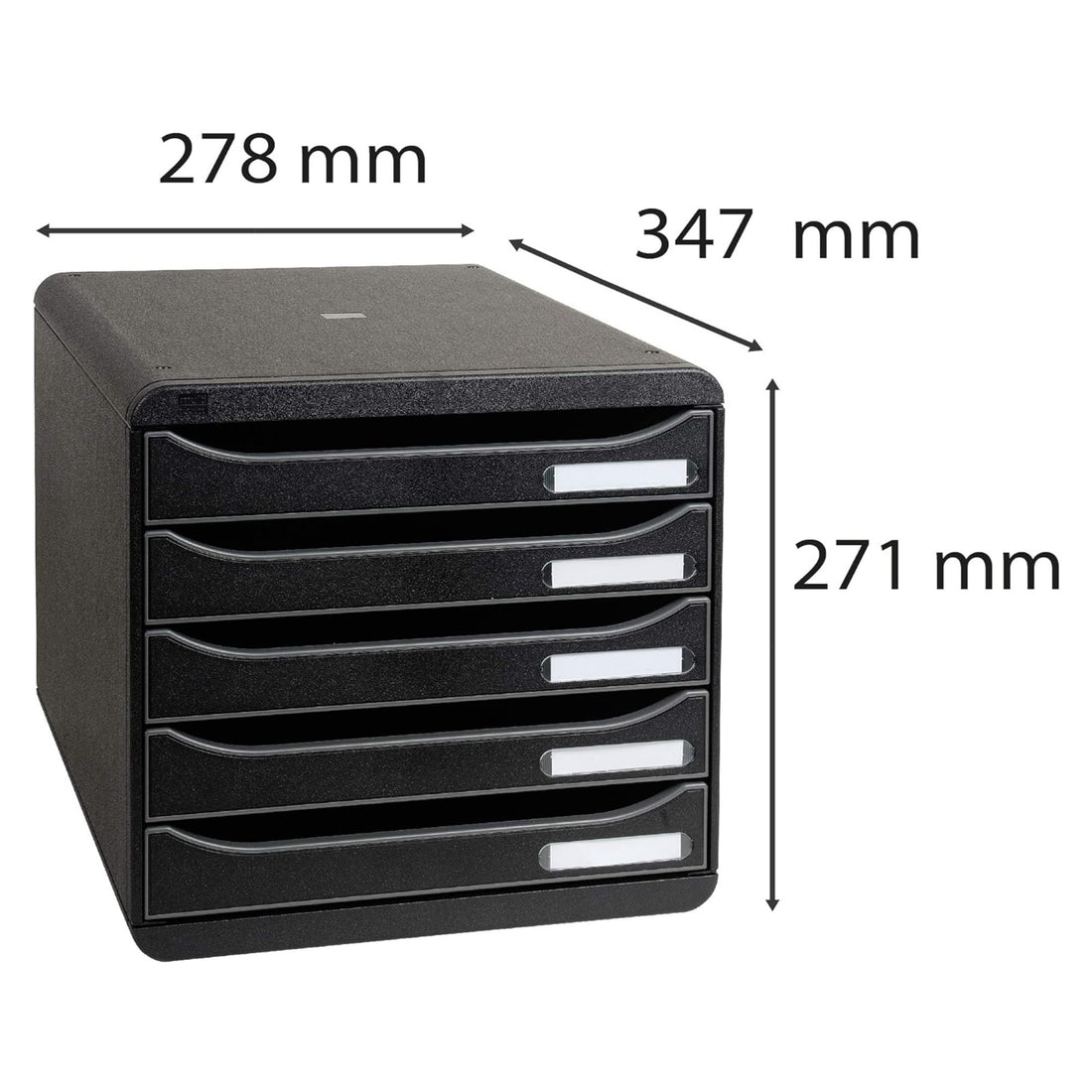 Big-Box Eco-Noir 5 Tiroirs