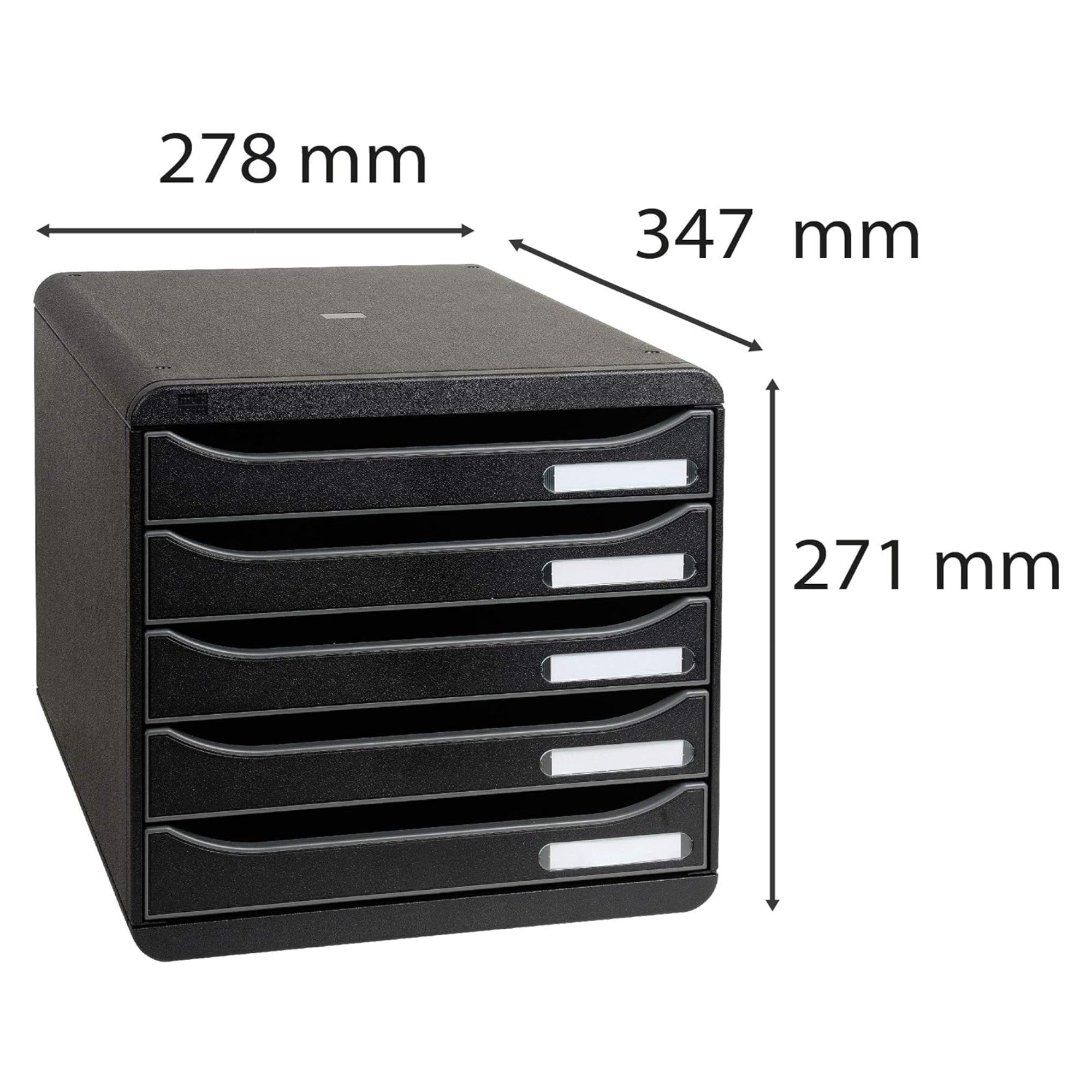 Big-Box Eco-Noir 5 Tiroirs
