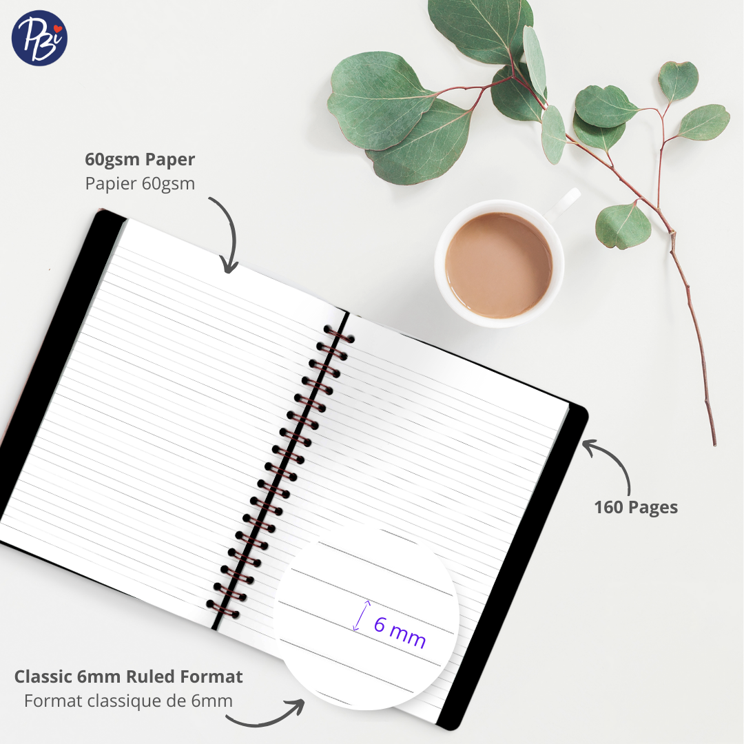 CAHIER DE NOTES- FLEURS DENTELLES PBI LIVRES NOTES
